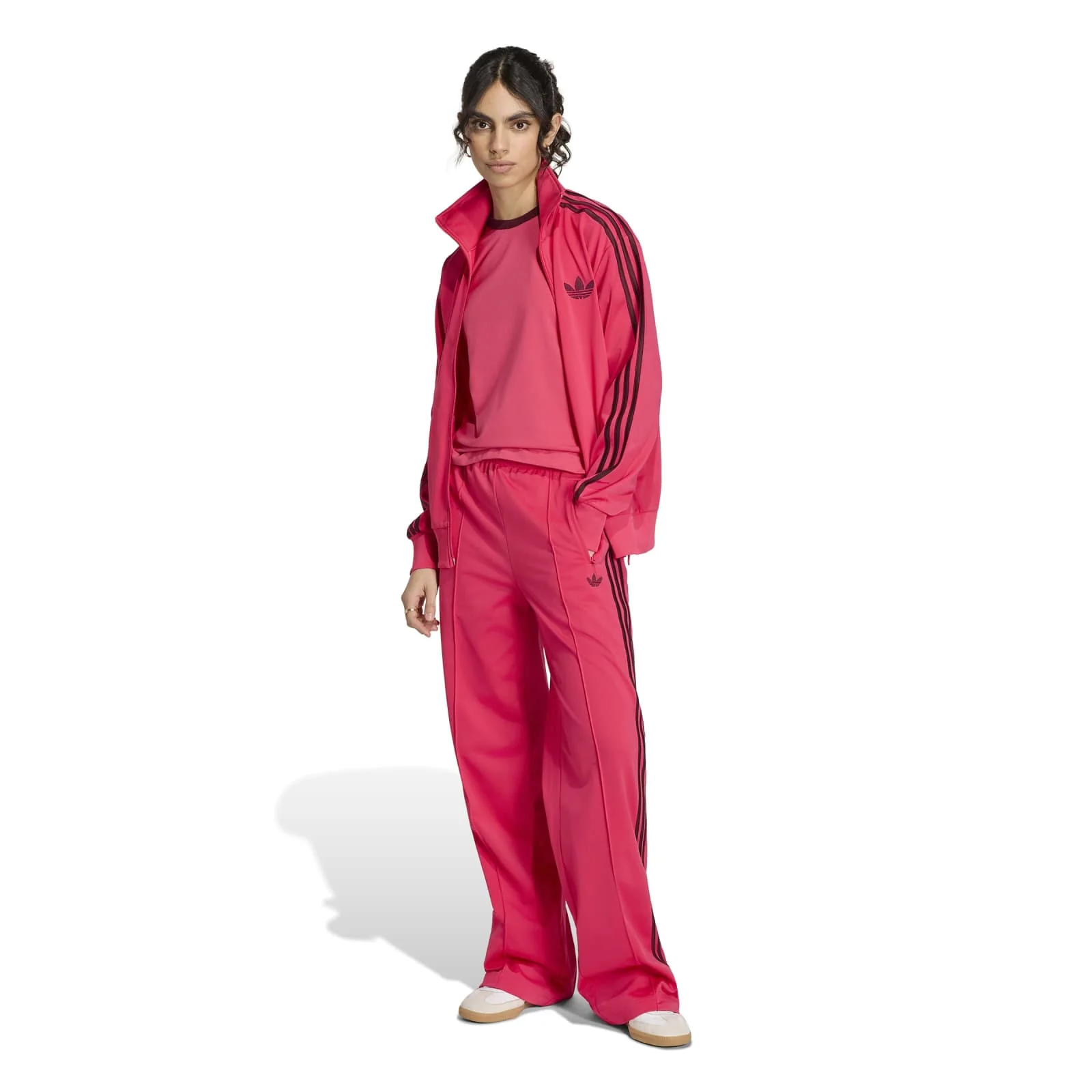 FB Loose Trackpant power pink/maroon - Image 2