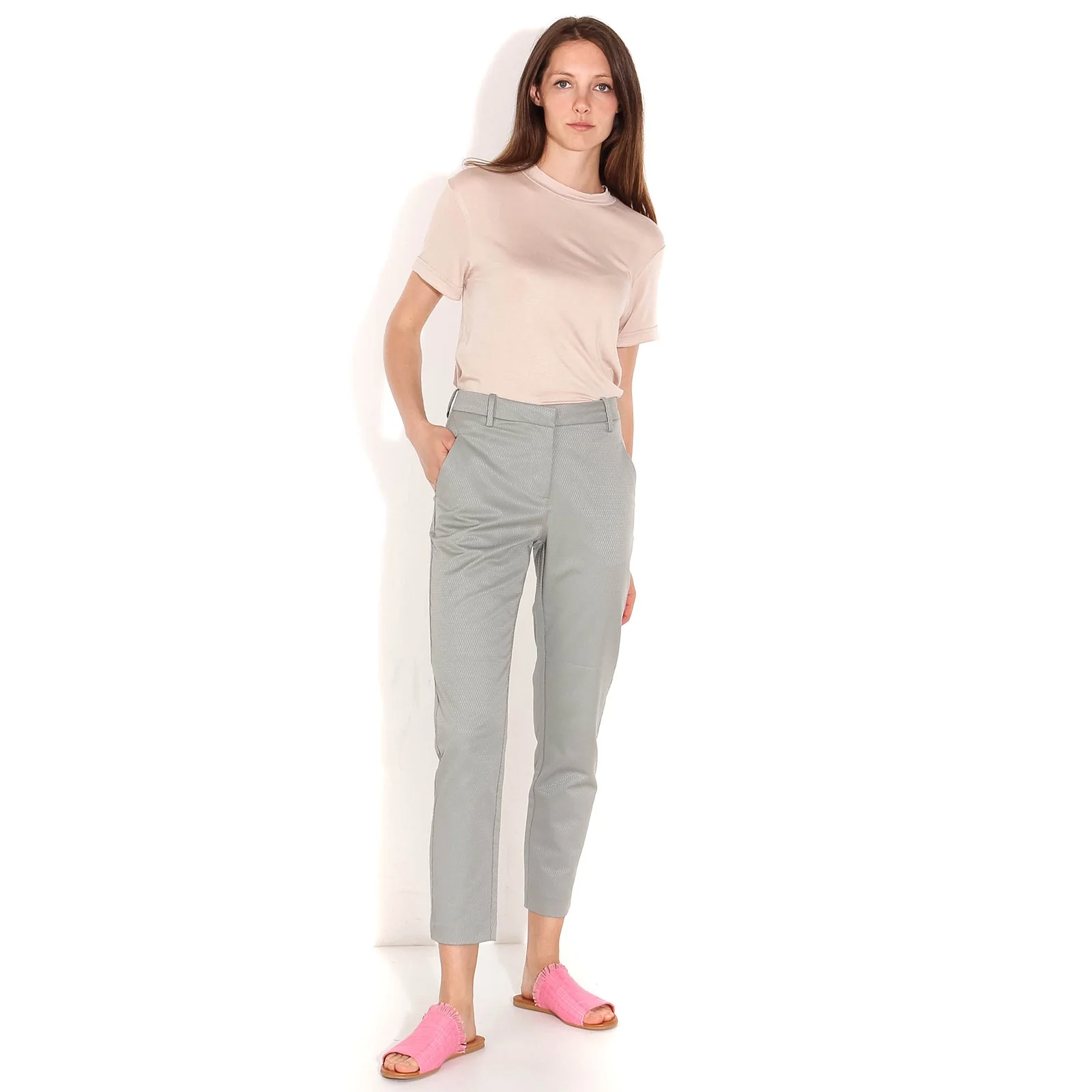 Kylie Crop 705 Pant grey - Image 2