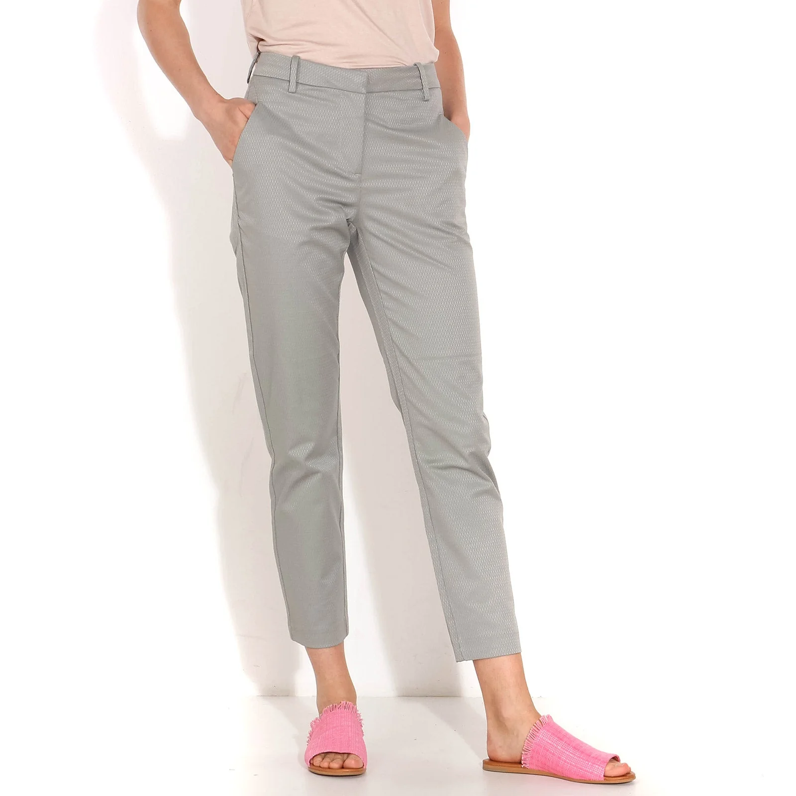 Kylie Crop 705 Pant grey - Image 3