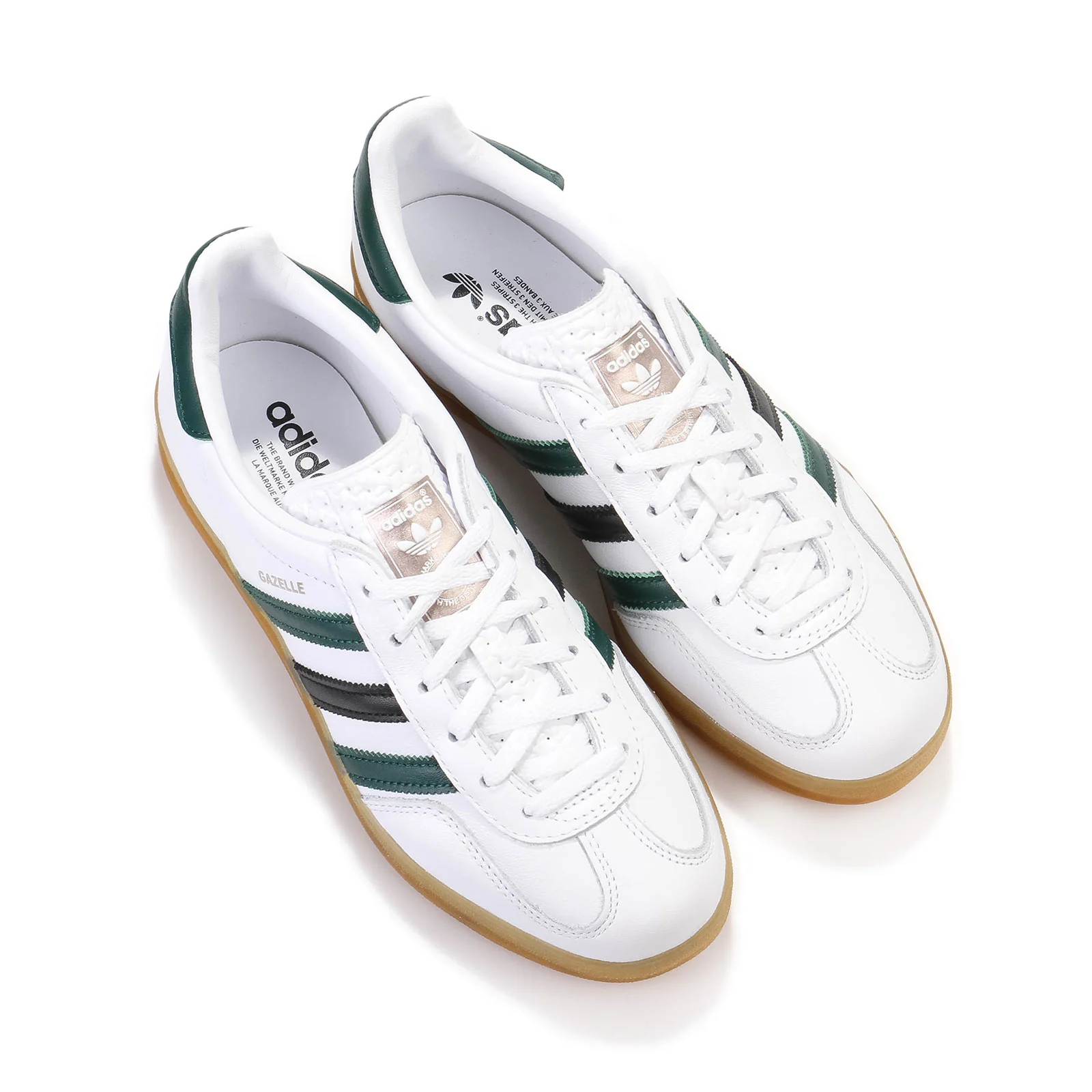 Gazelle Indoor ftwwht/collegiate green/core black - Image 4