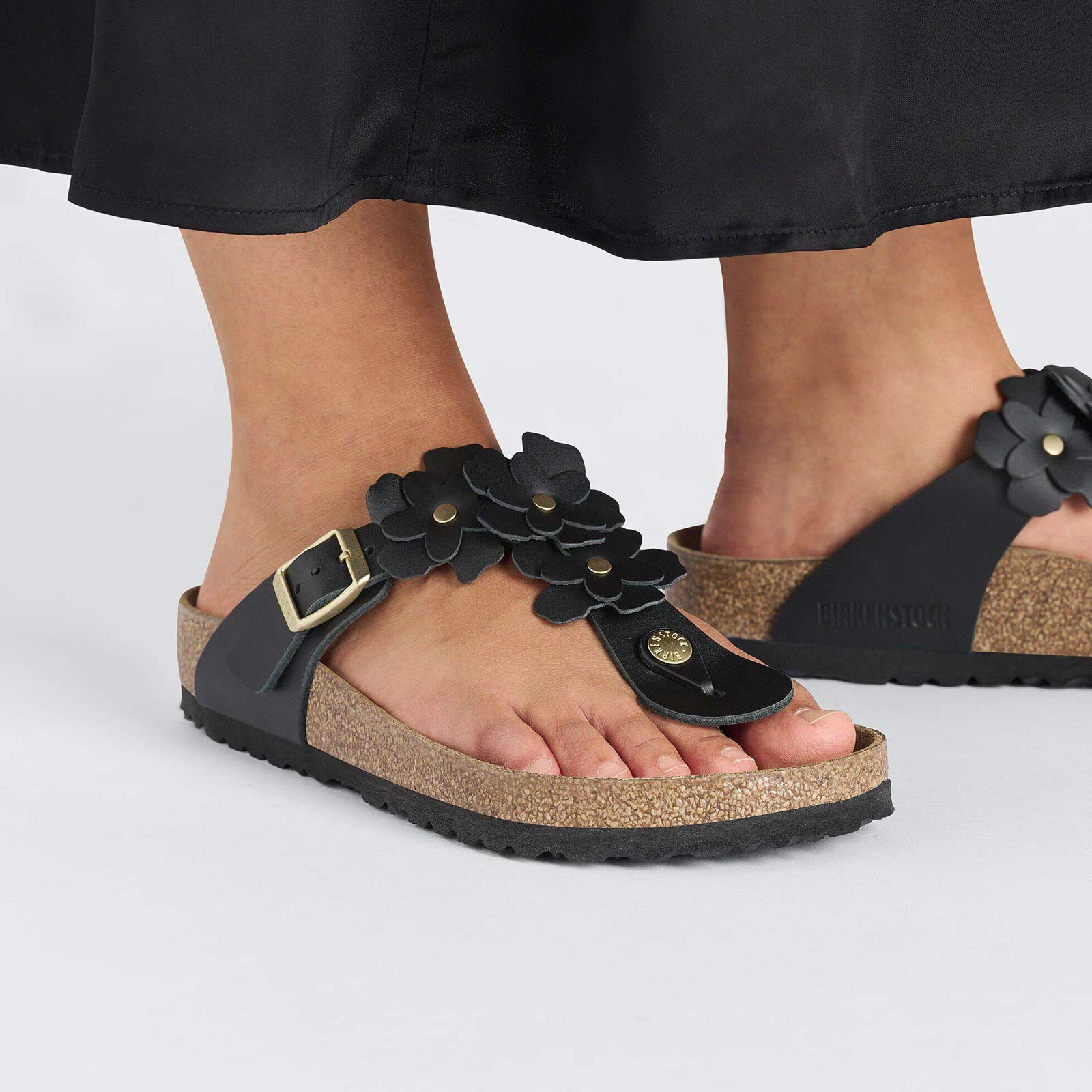 Gizeh Narrow Fit Flower Embellishment black - Image 5