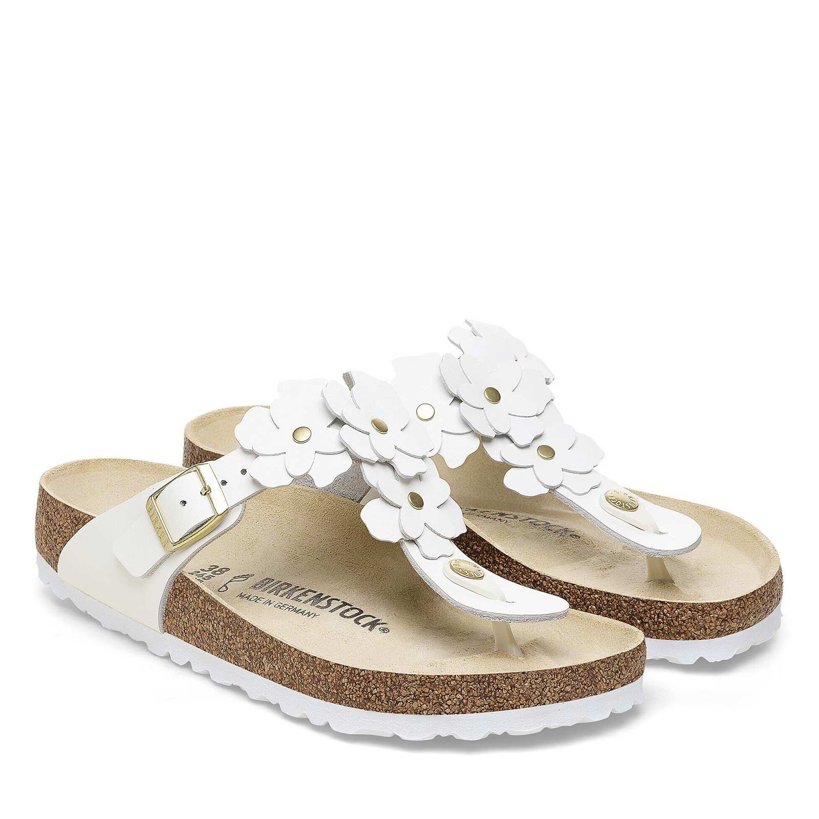 Gizeh Narrow Fit Flower Embellishment white - Image 2