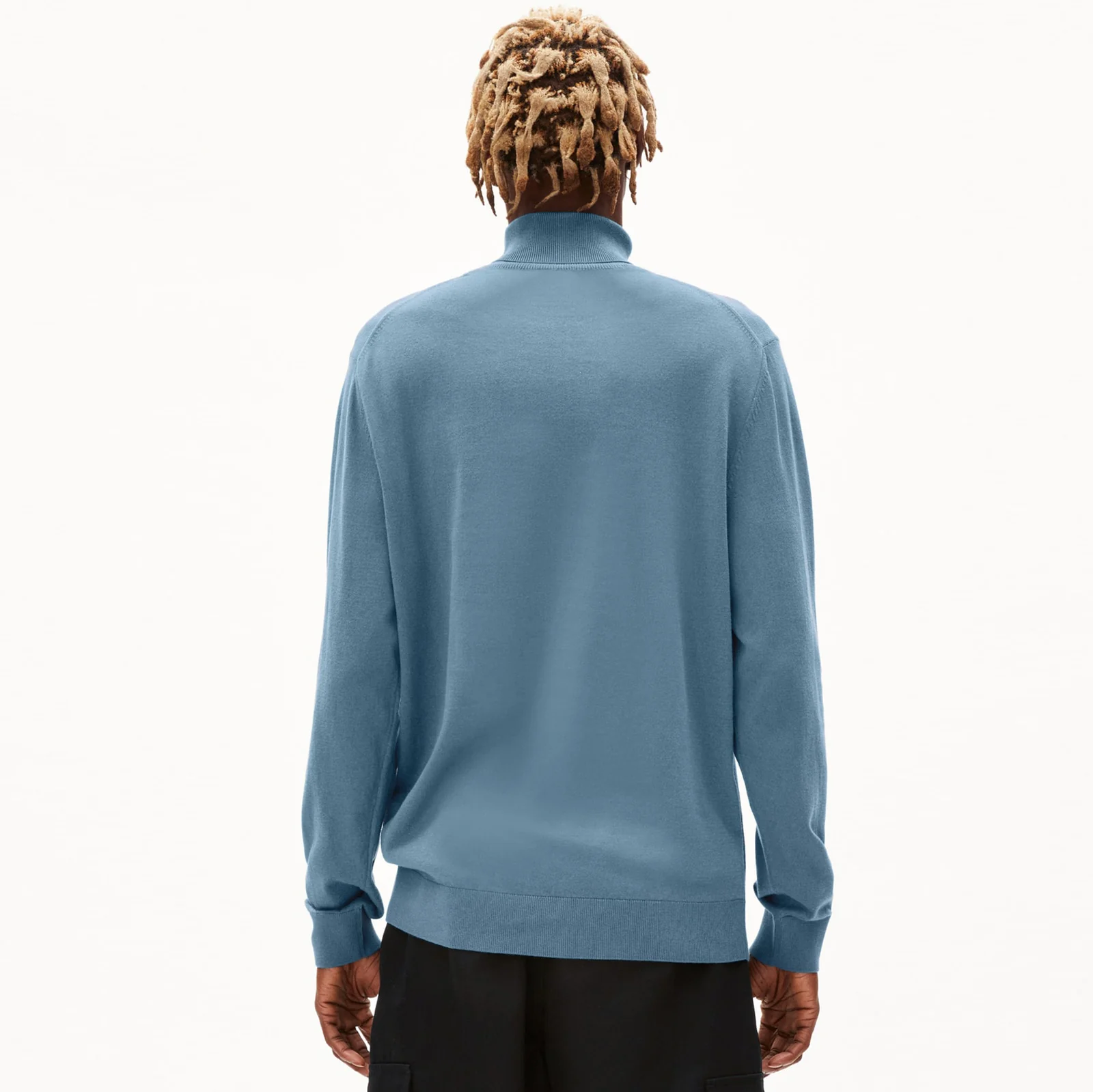 Glaan Rollneck Jumper blue steel - Image 3