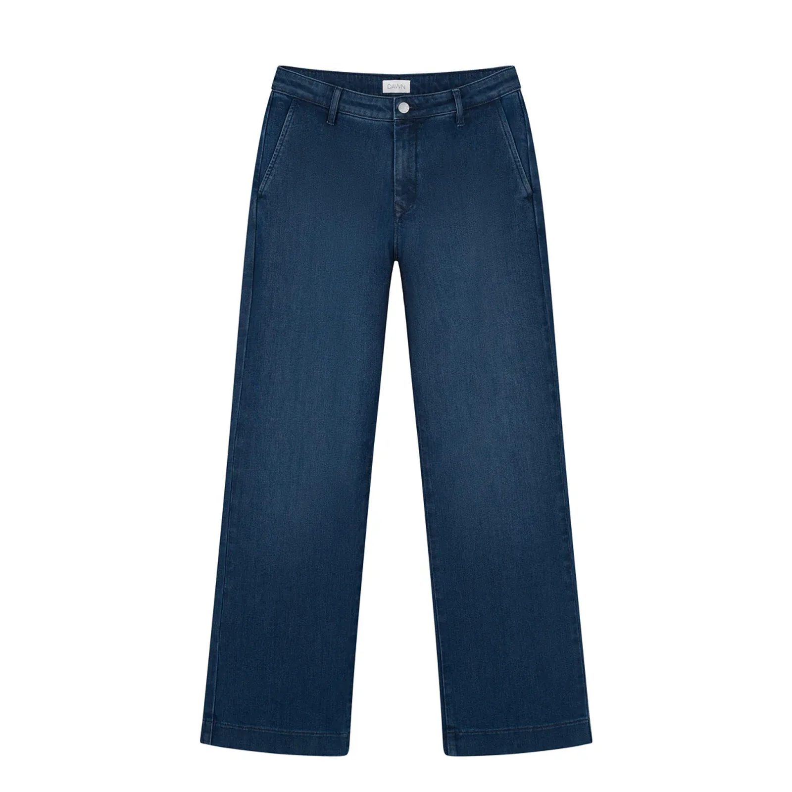 Glow Flared Recyceled Denim Chino dark blue - Image 5