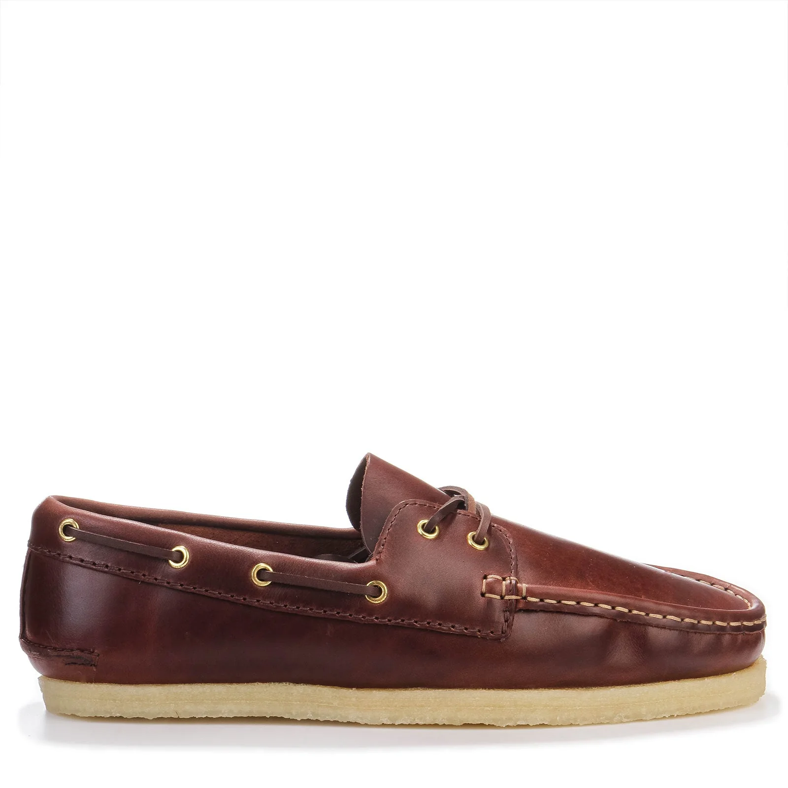 Godney Boat Shoe Leather british tan