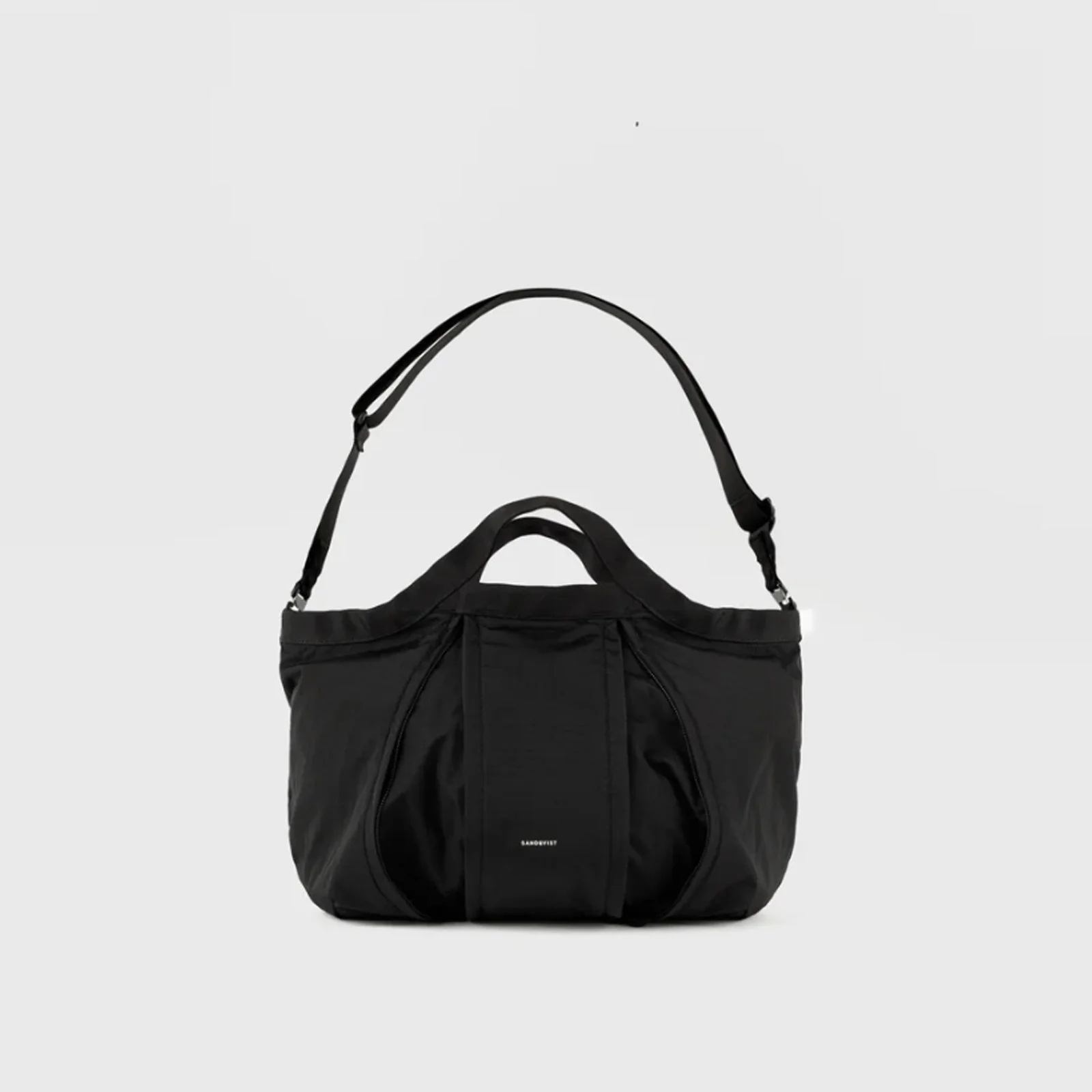 Grid Expandable Crossbody Bag black - Image 2