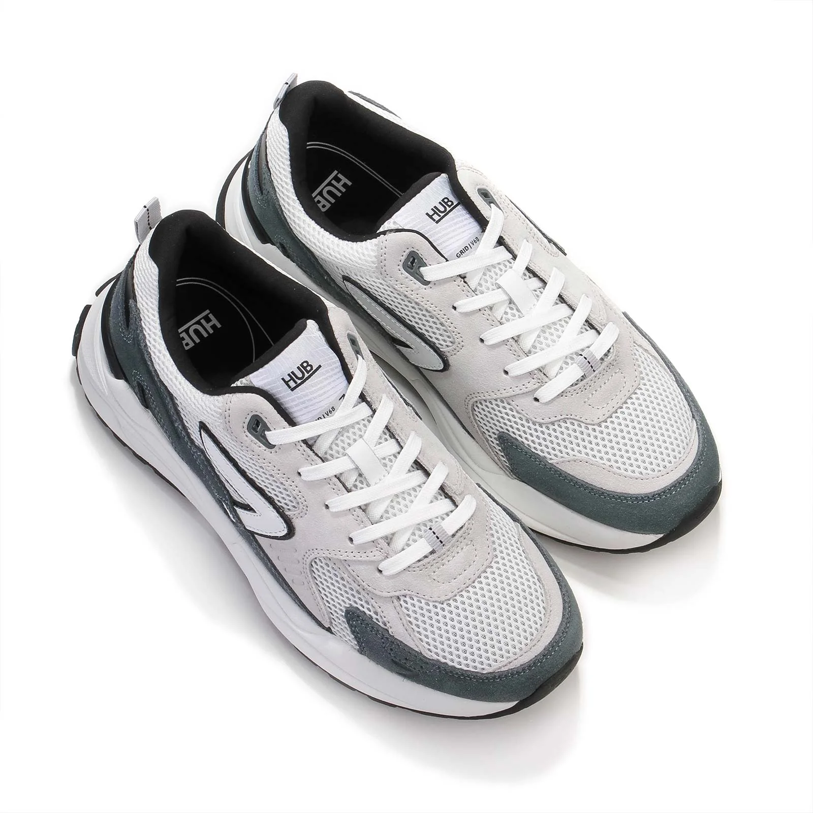 Grid-M S48 white/night green/white-blk - Image 4