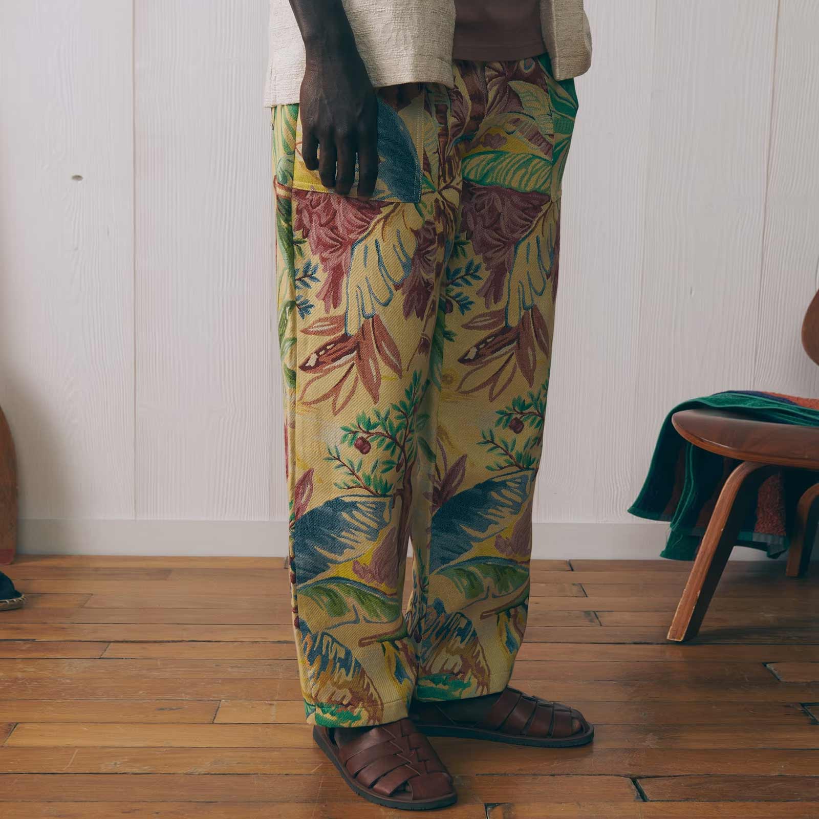Guignier Pant palm tree jacquard - Image 3