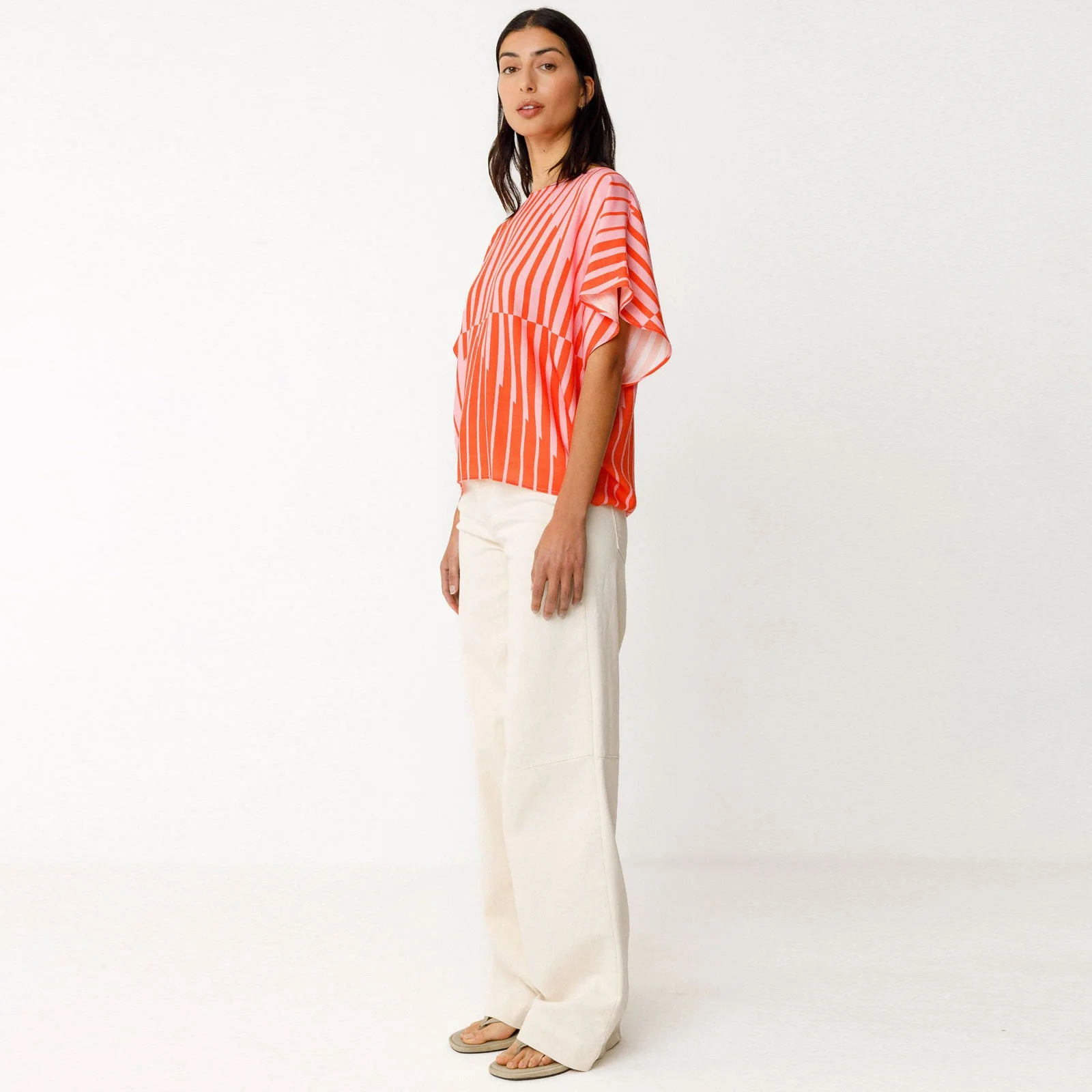 Hahan Shirt red stripes - Image 3