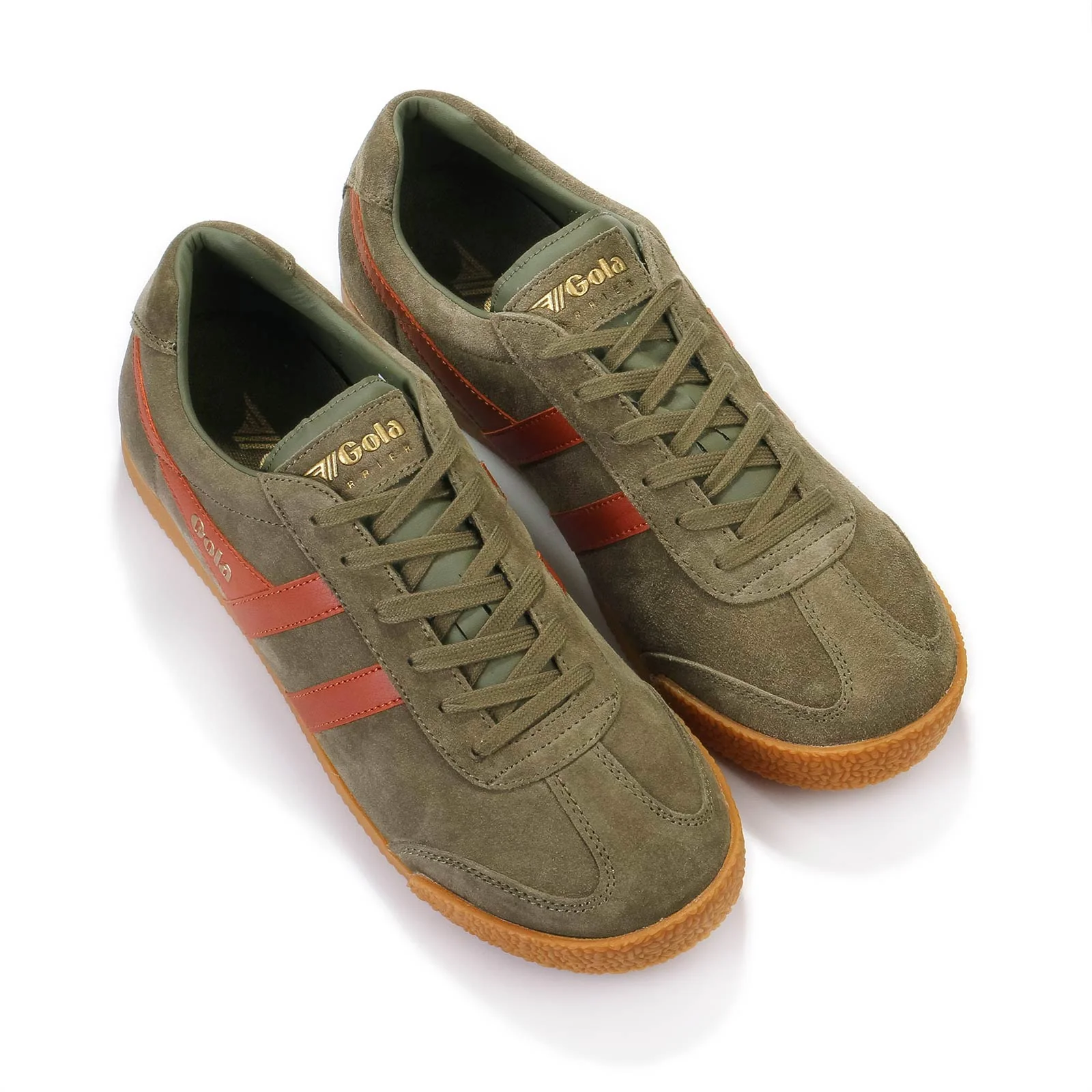 Harrier Suede khaki/orange spice - Image 4