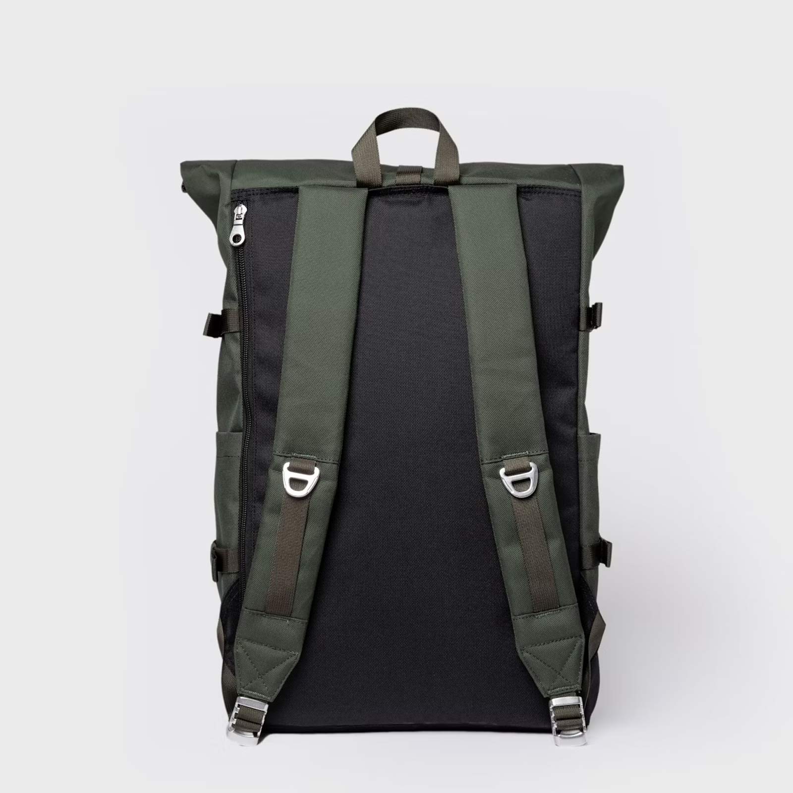 Icon Rolltop Backpack L dawn green/dark brown leather - Image 2