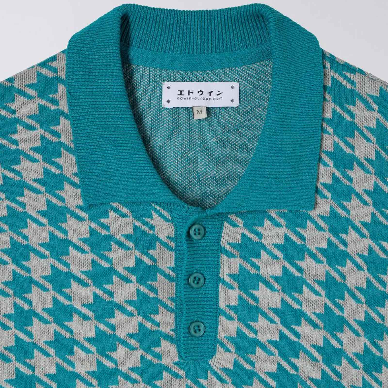 Jax Polo Knit blue/light grey - Image 3