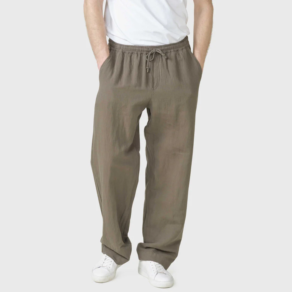 Jens Linen Pants taupe
