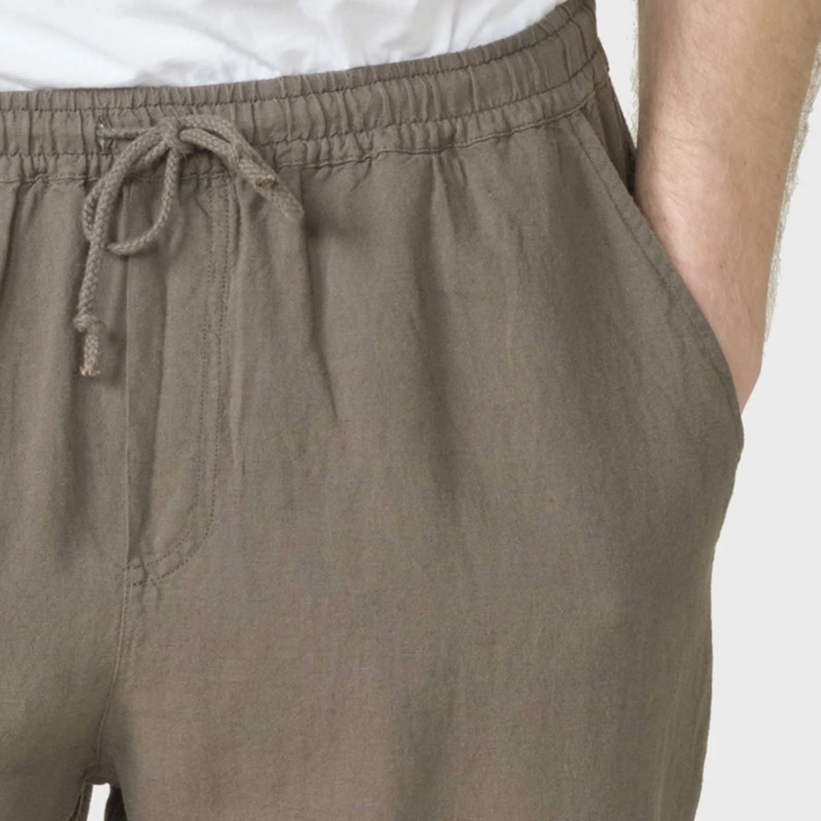 Jens Linen Pants taupe - Image 3