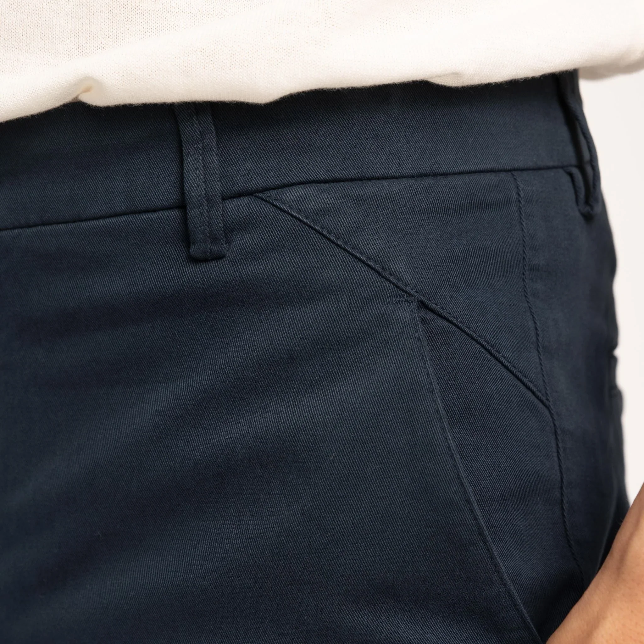 JoshPL 820 Slim Fit Chino navy - Image 5