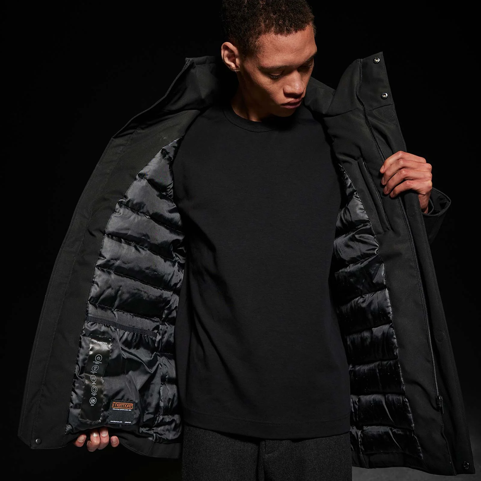 Kean Winter Jacket black - Image 5