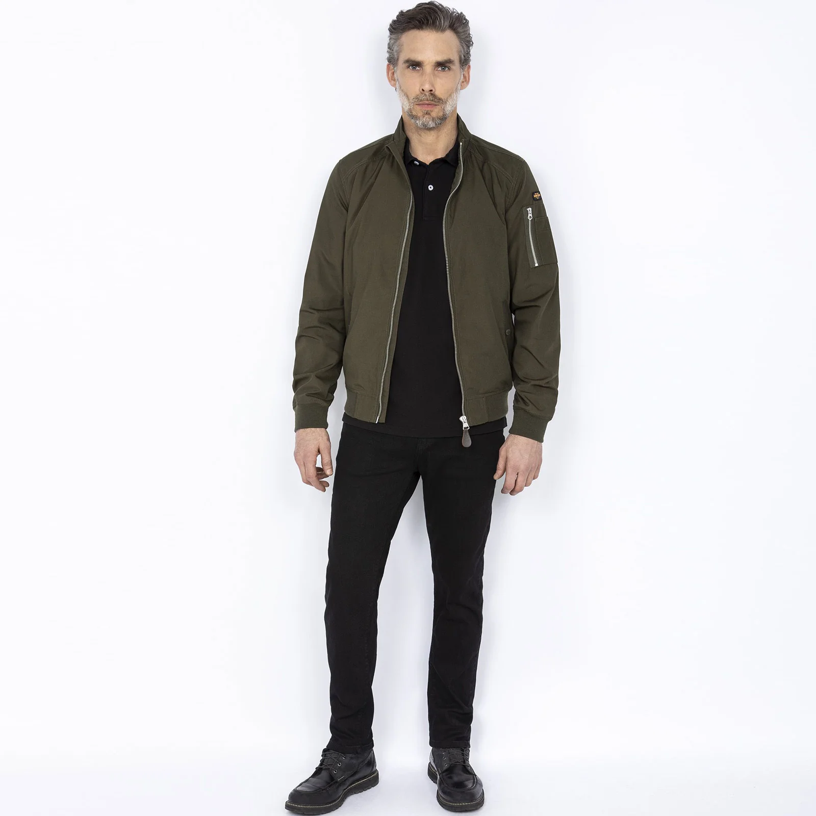 Kenny Court Jacket Badge dark khaki - Image 3