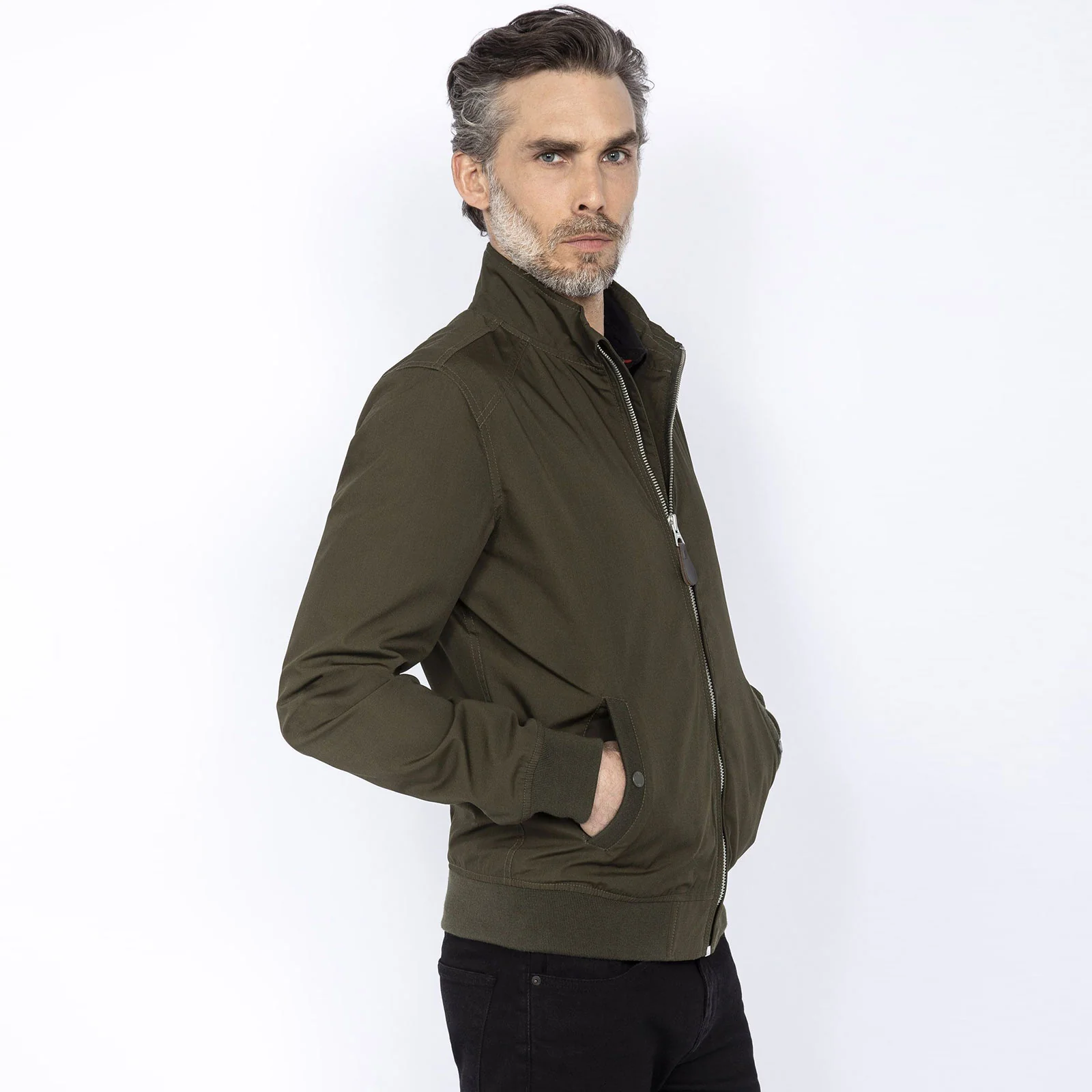 Kenny Court Jacket Badge dark khaki - Image 4