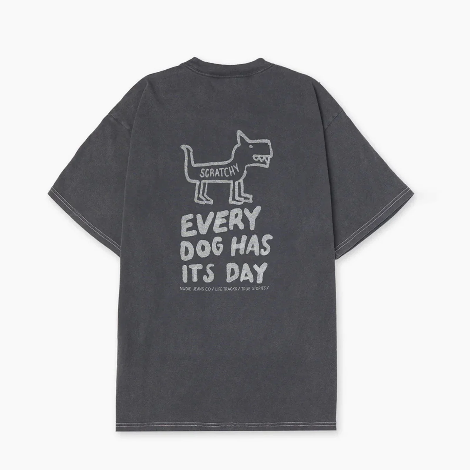 Koffe Scratched Tracks T-Shirt antracite - Image 2