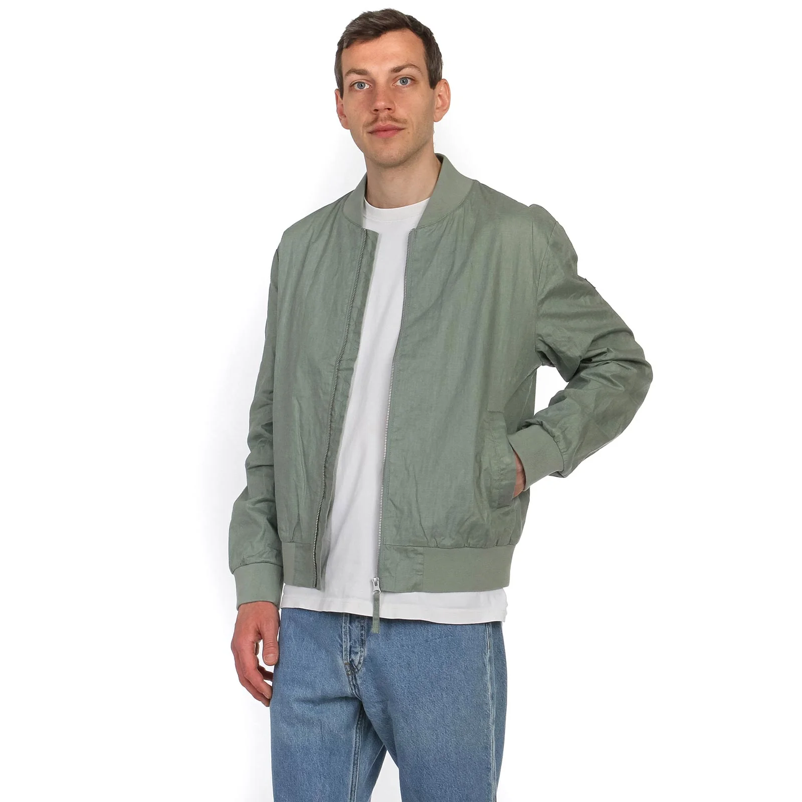 Koojan Linen Jacket agave - Image 4