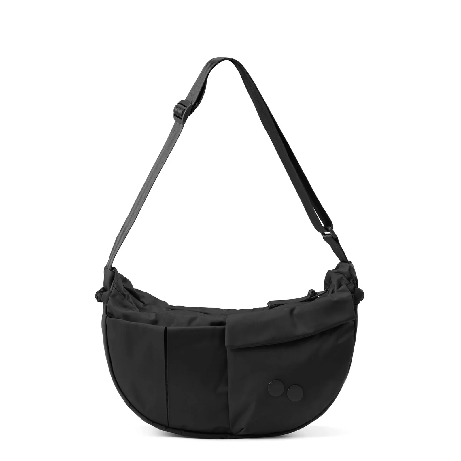 Krumm Large Changeant Crossbody Bag glazed black