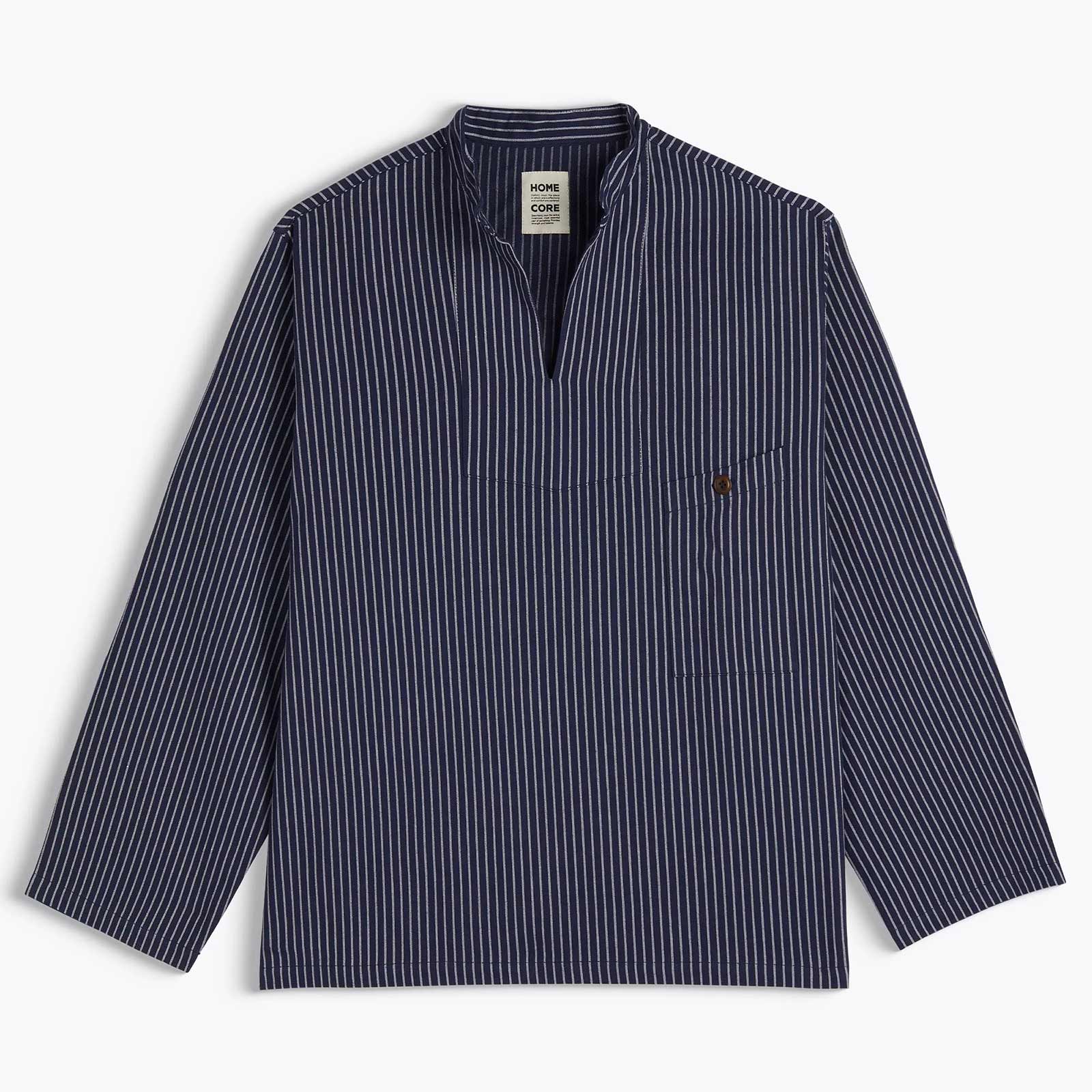 Kyos Stripes Shirt navy - Image 3