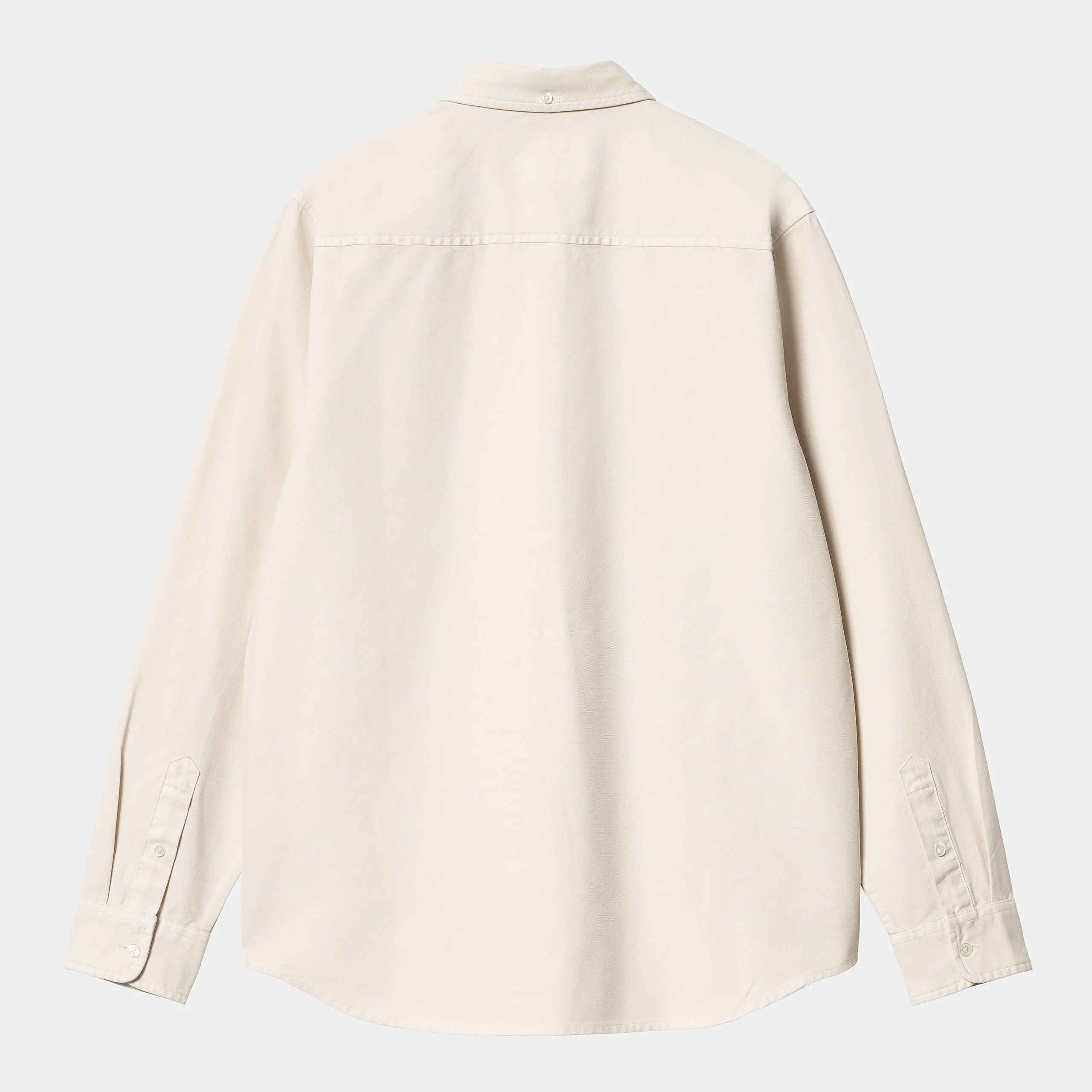L/S Bolton Shirt moonbeam (garment dyed) - Image 2
