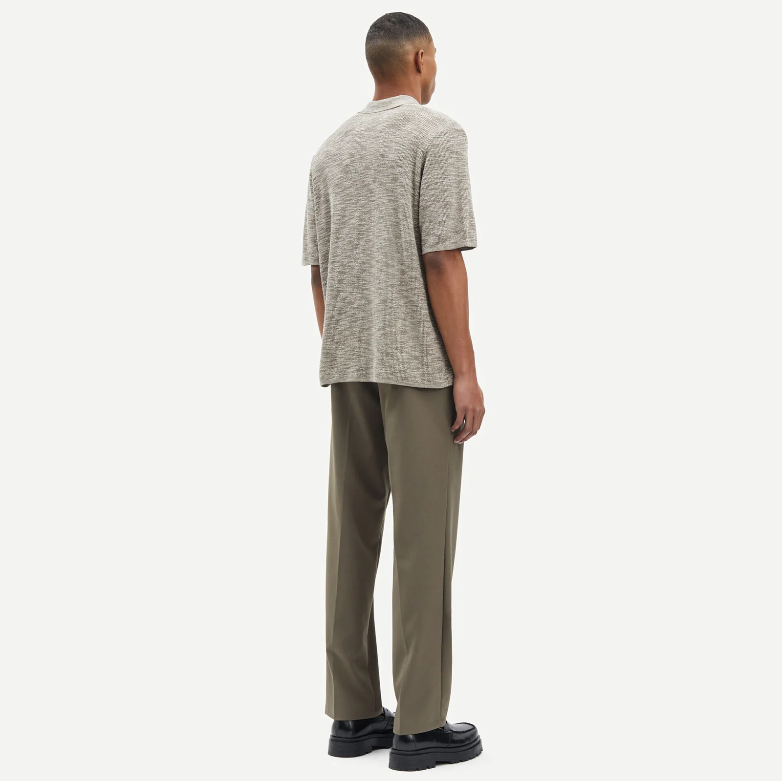 Larry Short Sleeve Shirt bungee cord melange - Image 3