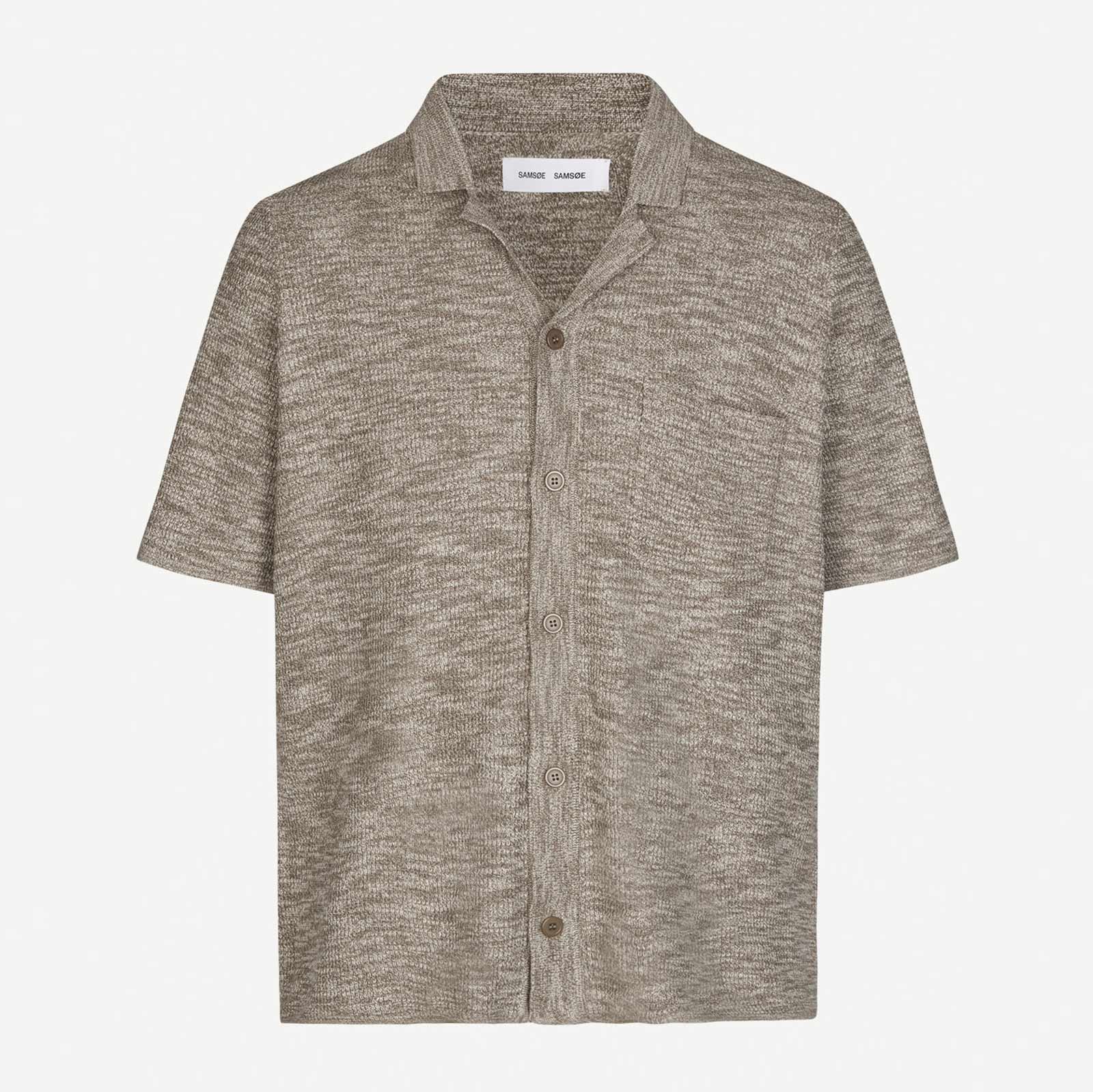 Larry Short Sleeve Shirt bungee cord melange - Image 4