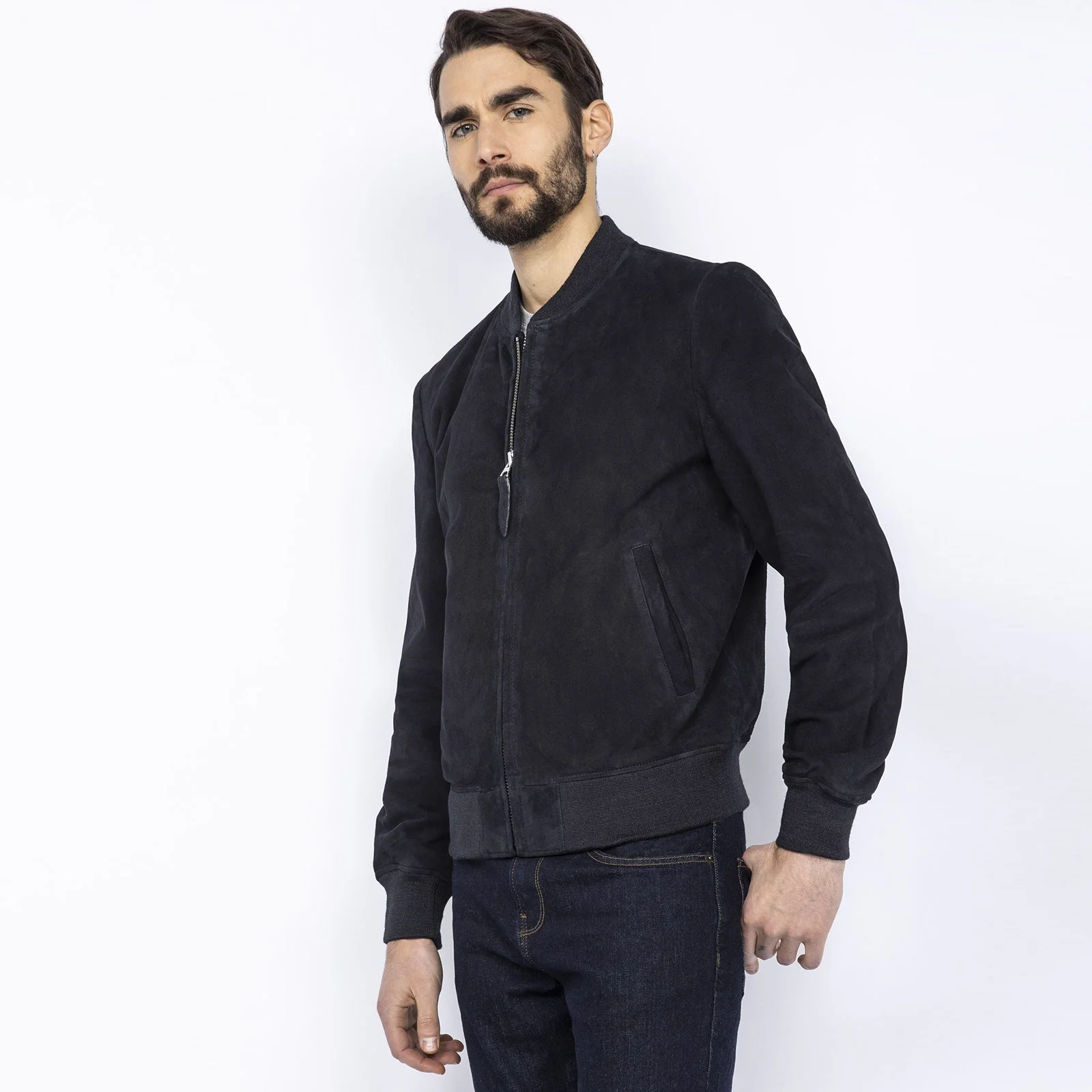 LC300 Velour Blouson navy - Image 2