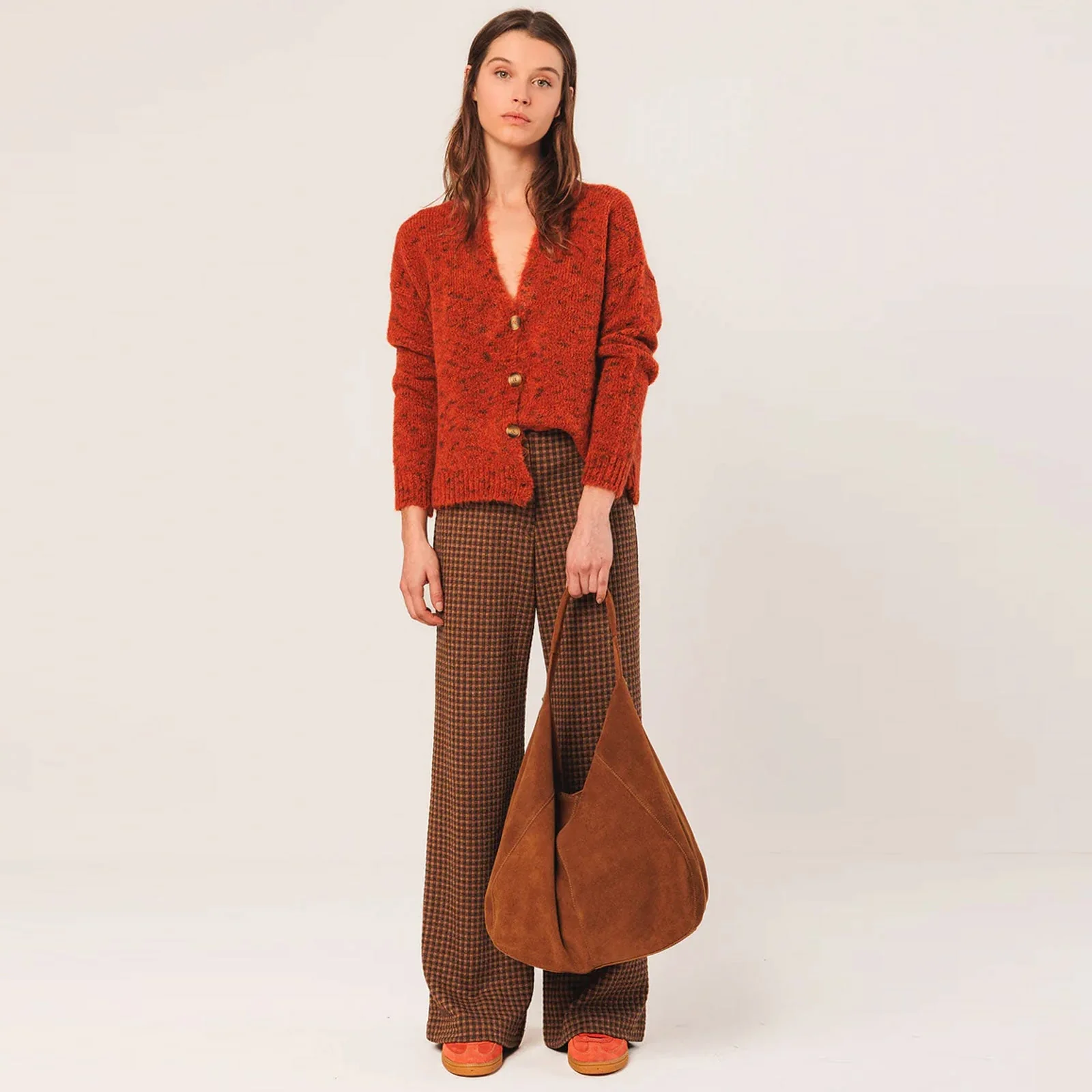 Leather Shopper Bag tabaco - Image 2