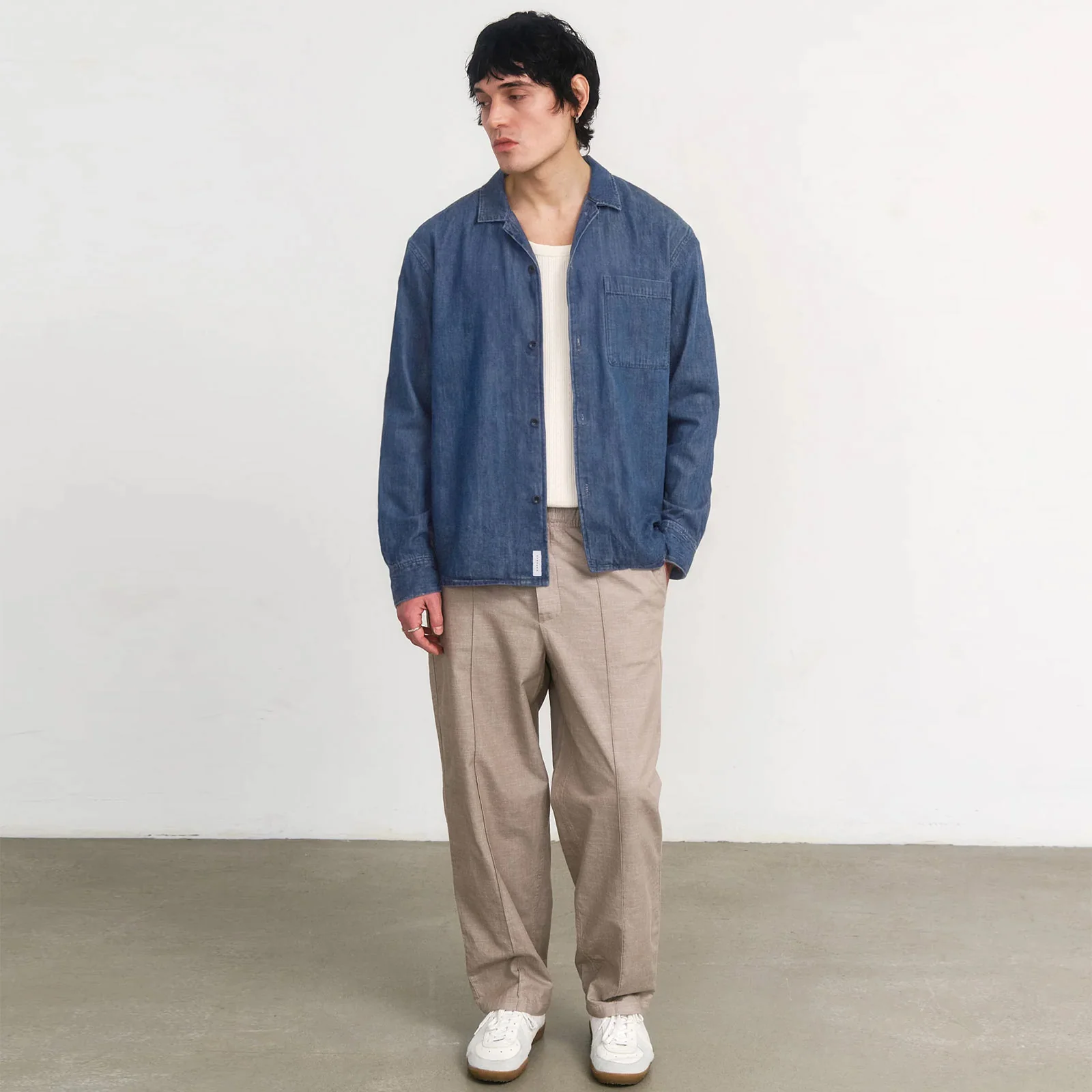 Leisure Shirt Recycled Cotton washed denim - Image 2