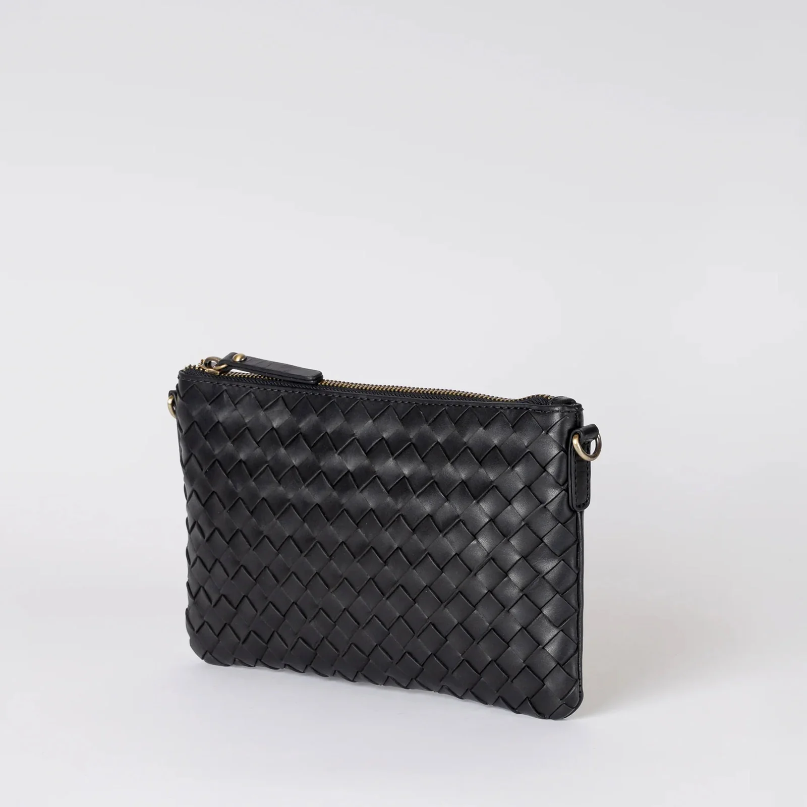 Lexi Woven Leather Bag black - Image 5