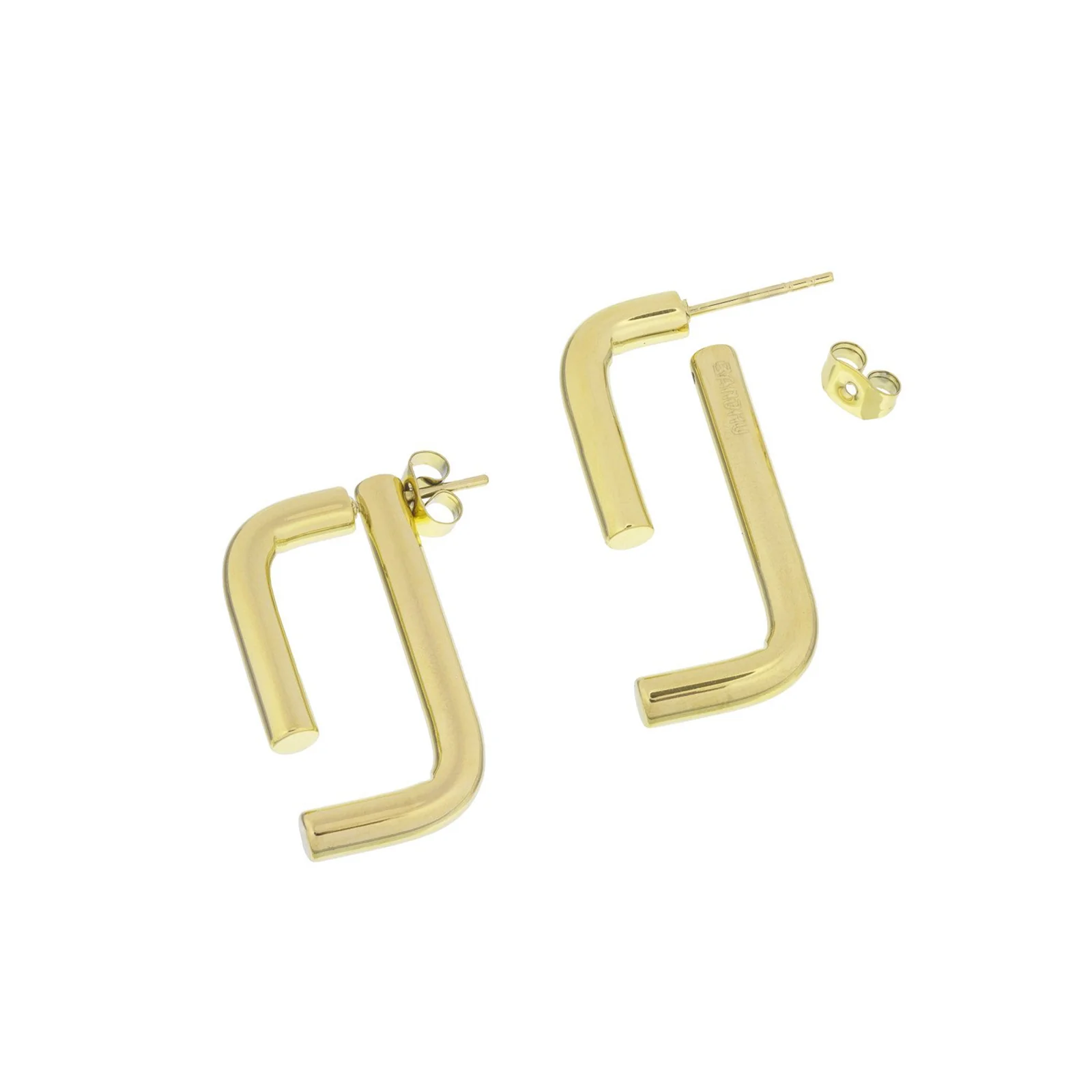 Linked Earrings gold - Image 2