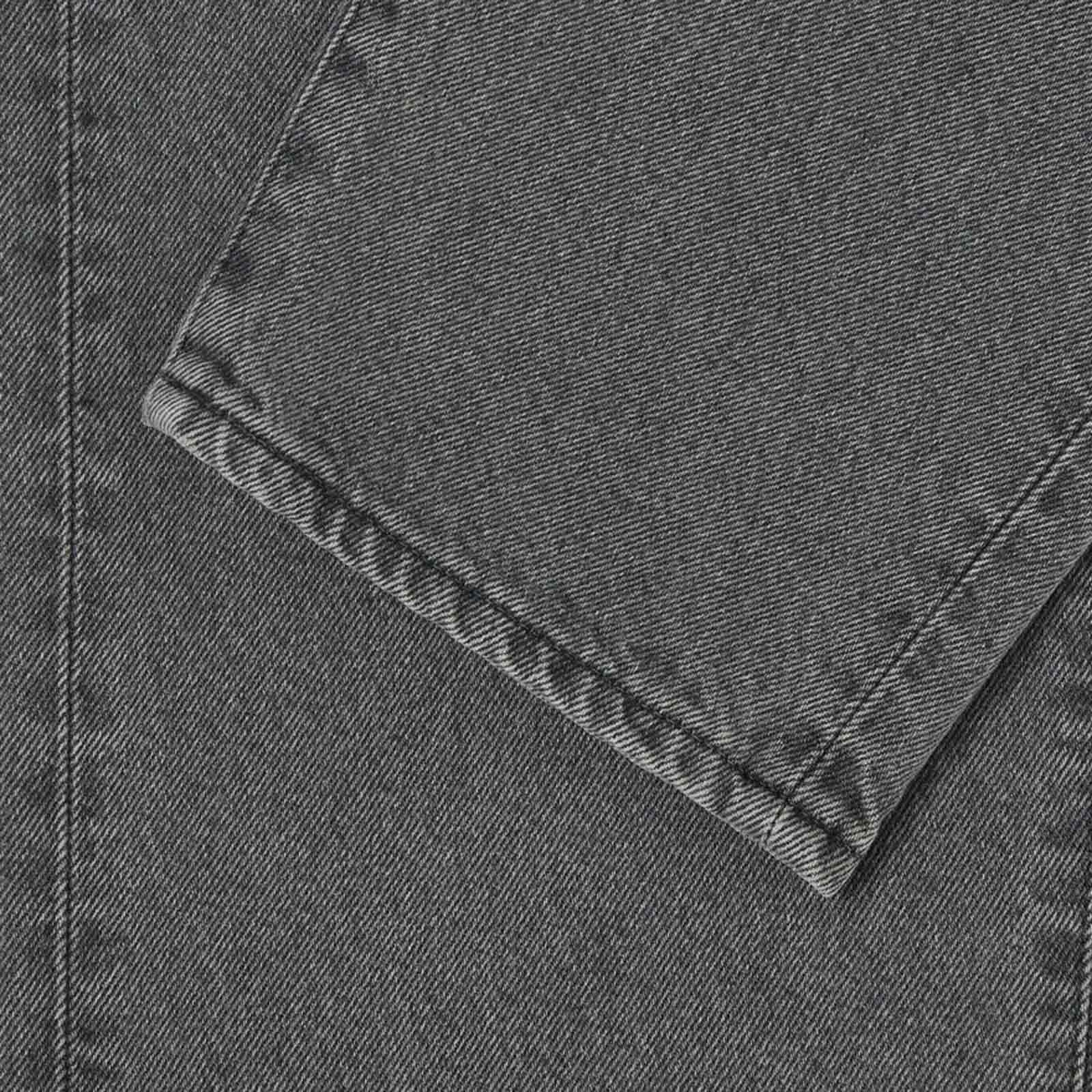 Loose Tapered Kaihara right hand black light used denim - Image 4