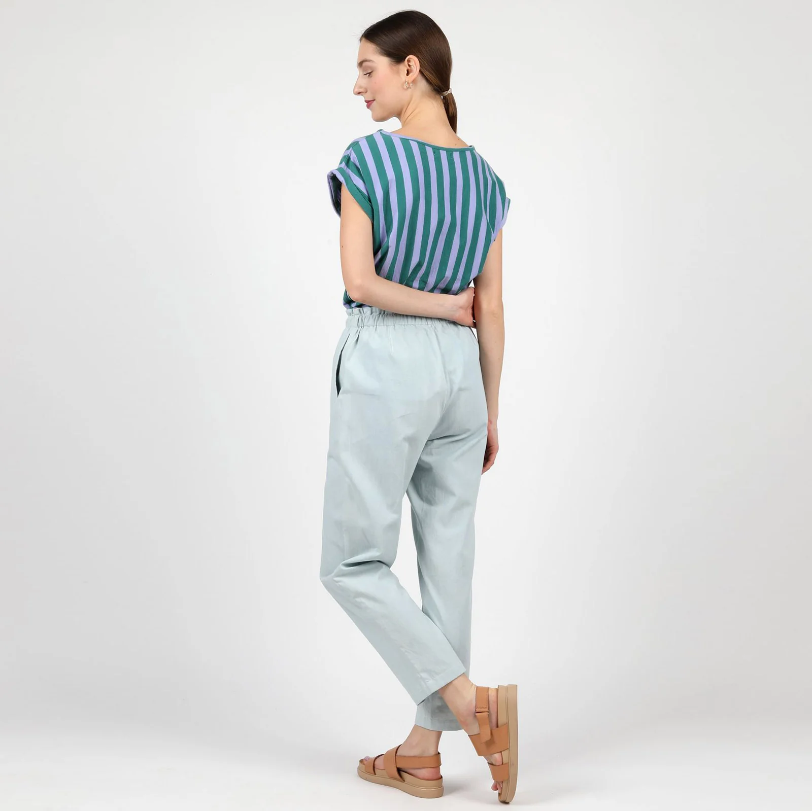 Lou Chambray Pants light denim - Image 3