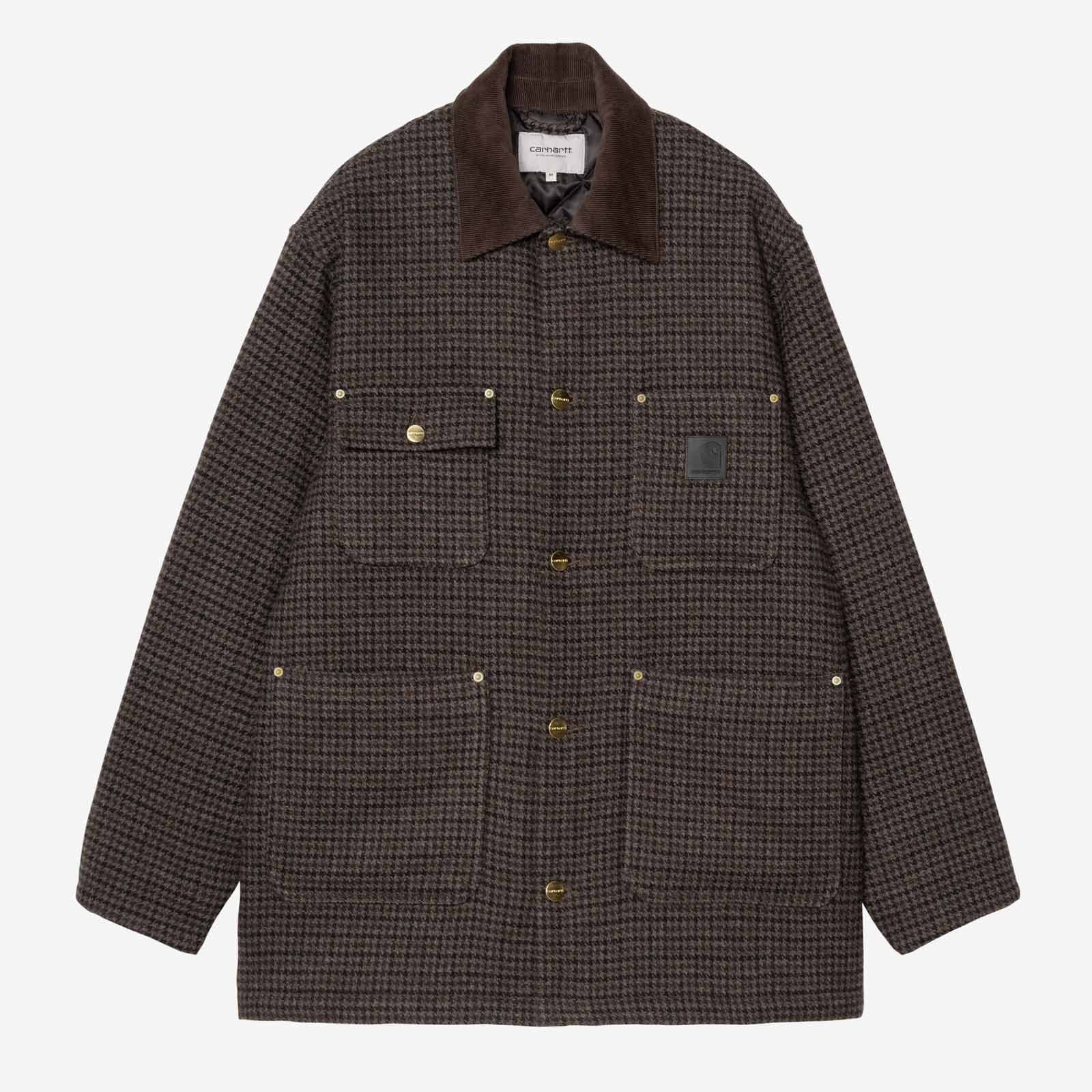 Lowis Chore Coat houndstooth vitola heather
