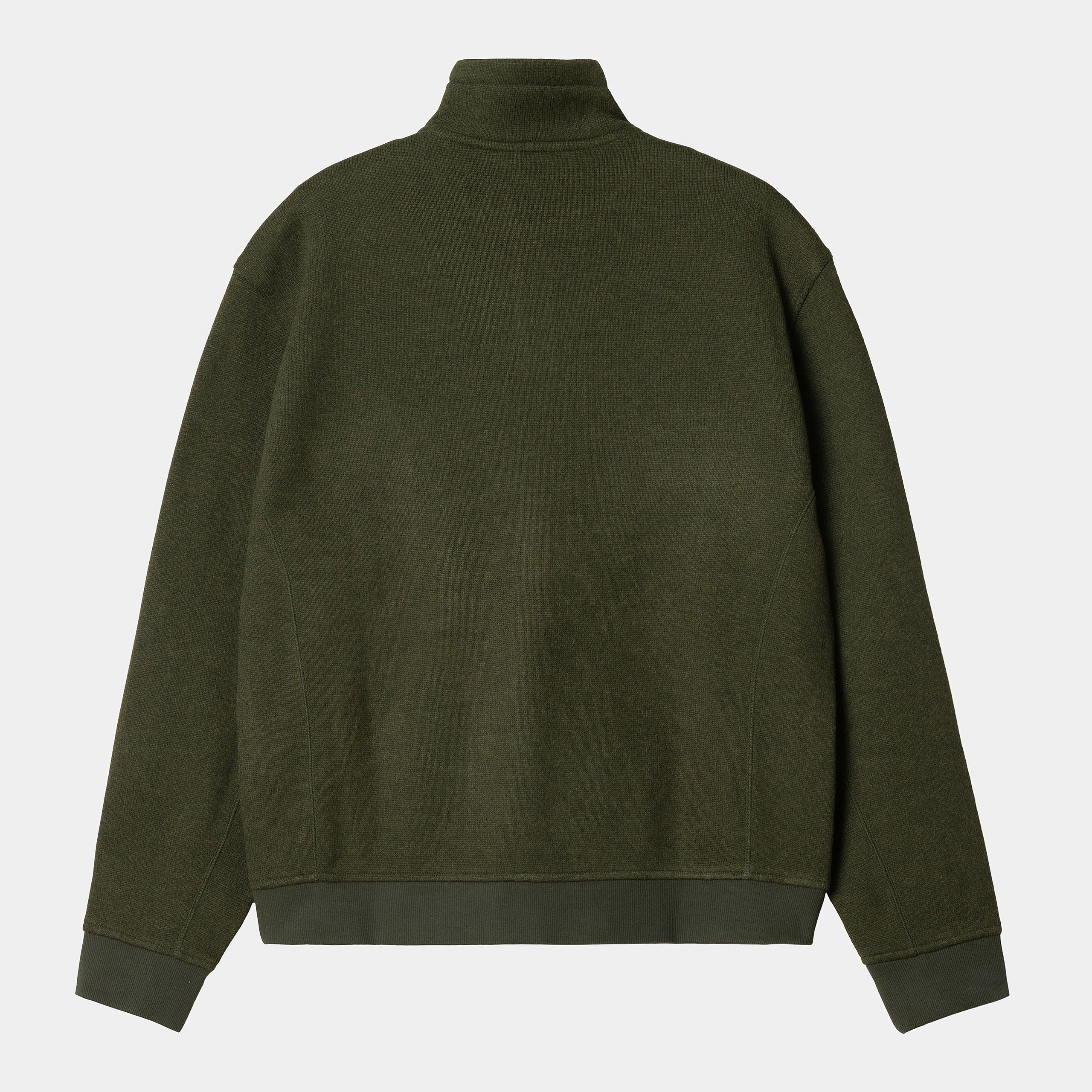 Luther Half Zip Sweat tarragon heather - Image 2