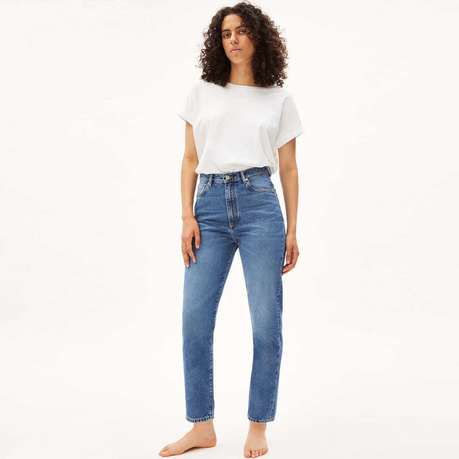 Mairaa Mom Fit Jeans azul - Image 2