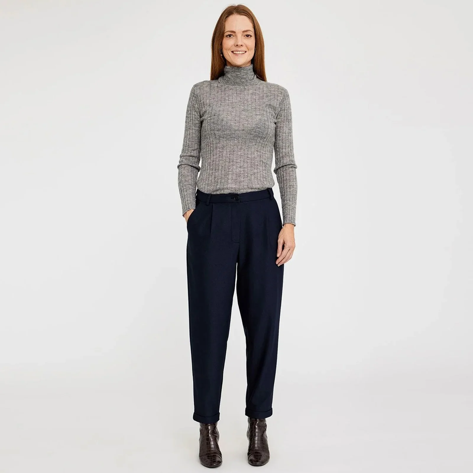 Malou Trousers 058 navy night - Image 2