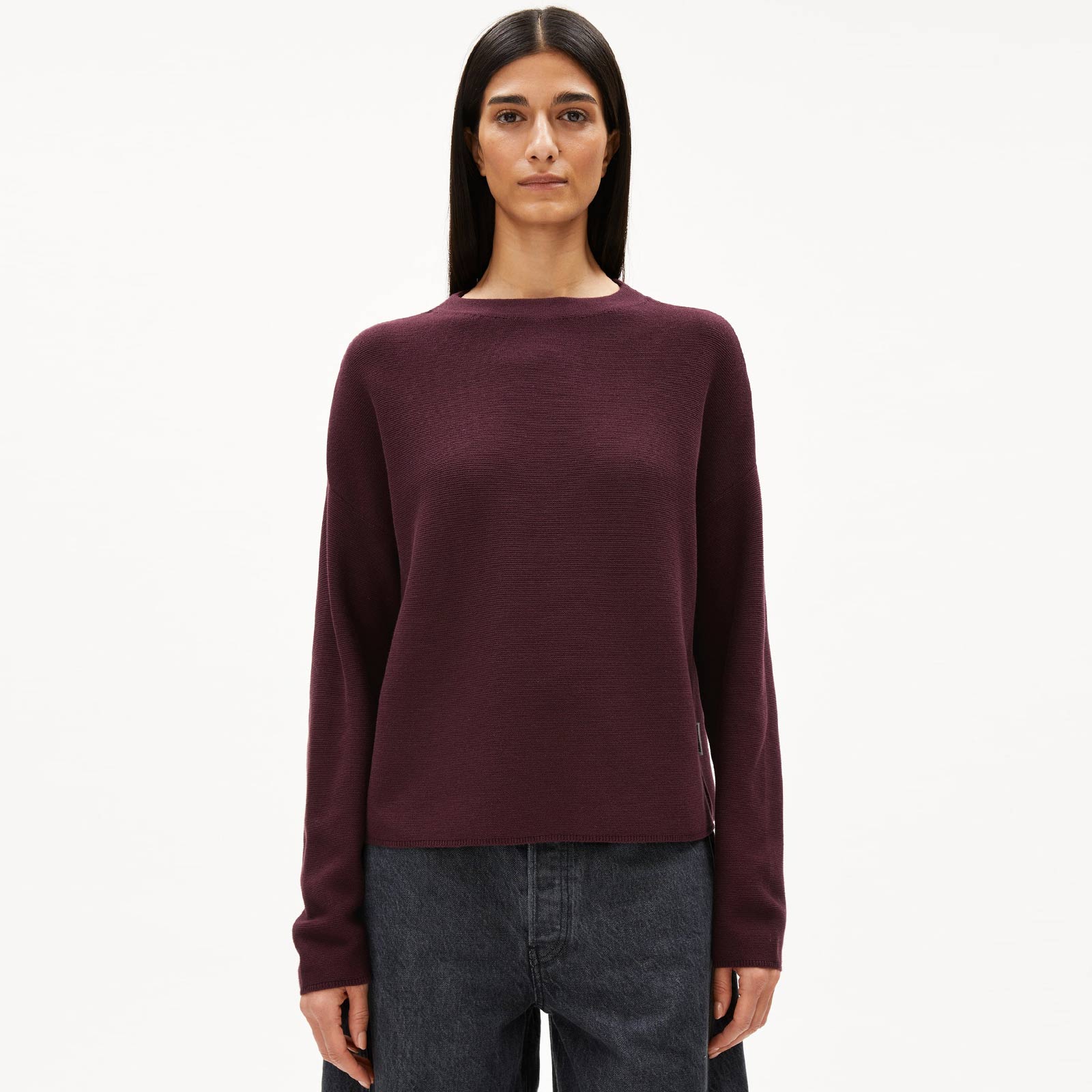 Merinaa Links Links Jumper dark cranberry
