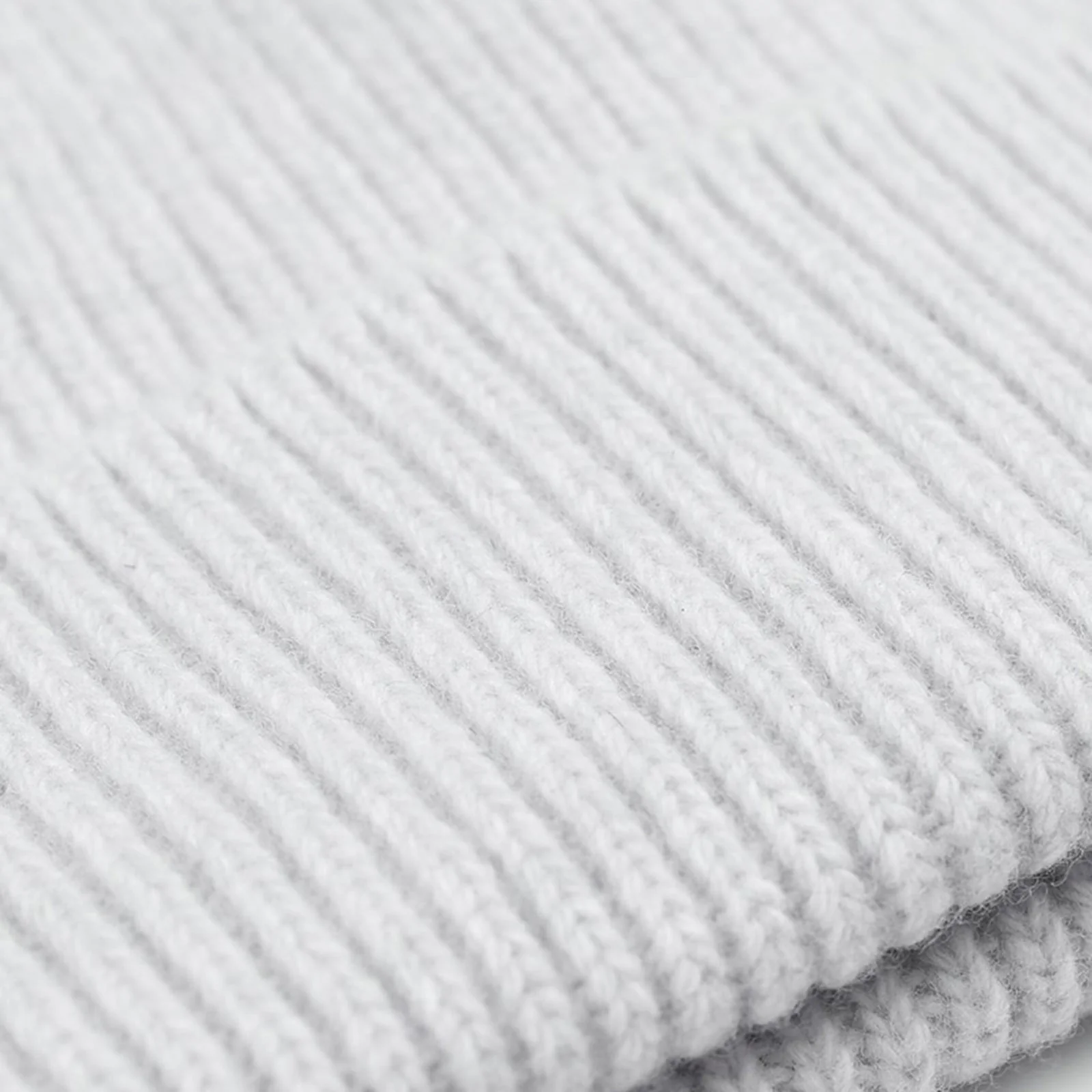 Merino Wool Hat limestone grey - Image 2