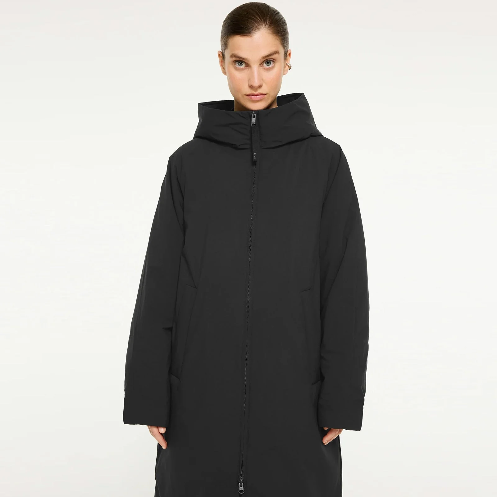 Milica Light Winter Jacket black - Image 3