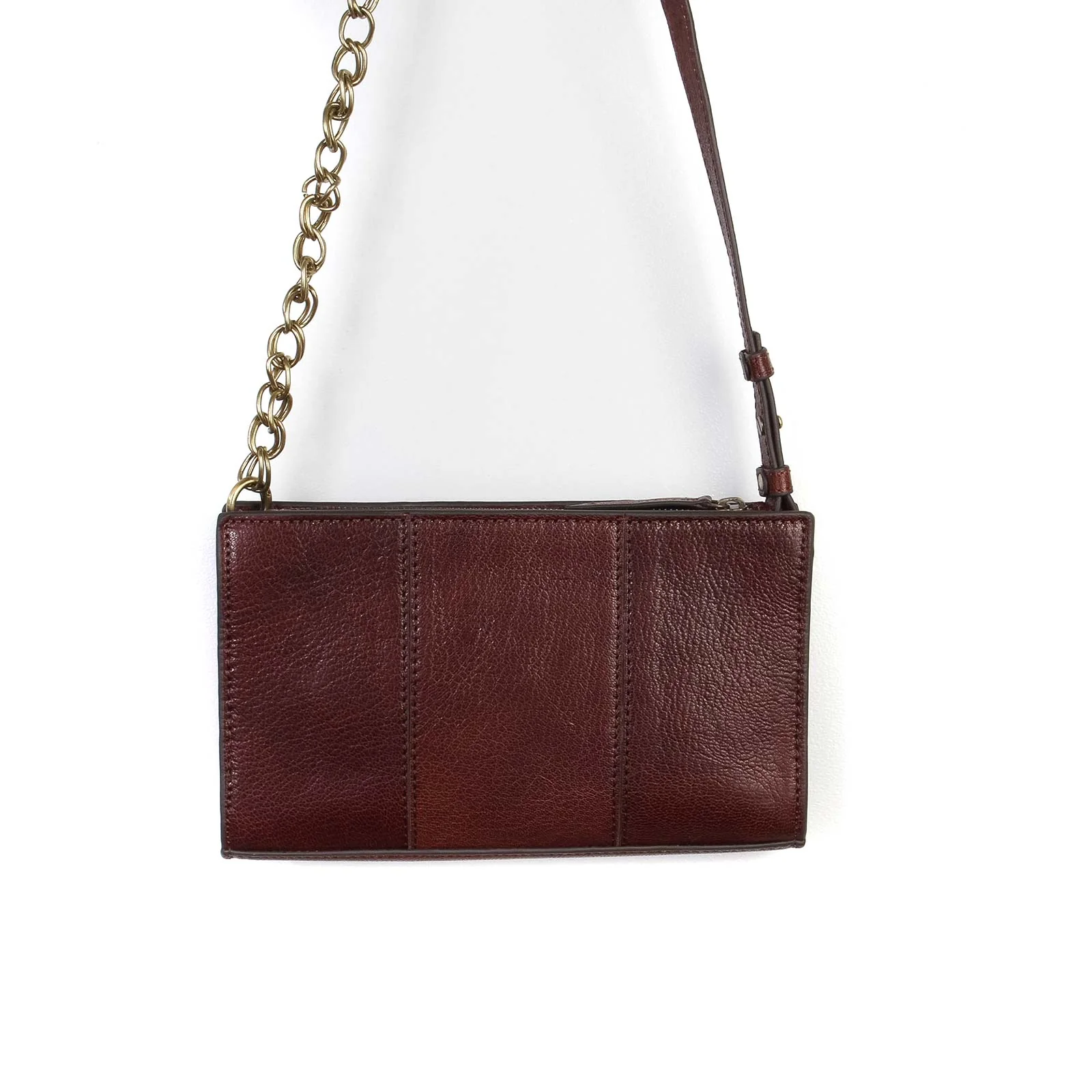 Mini Farawa Leather Bag burgundy - Image 2