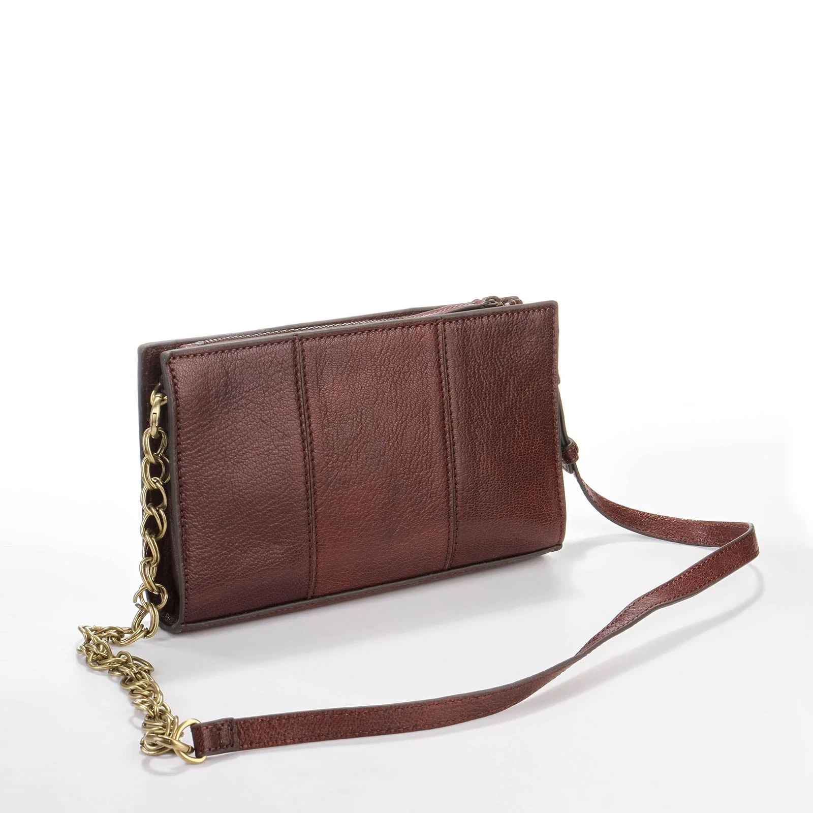 Mini Farawa Leather Bag burgundy - Image 5