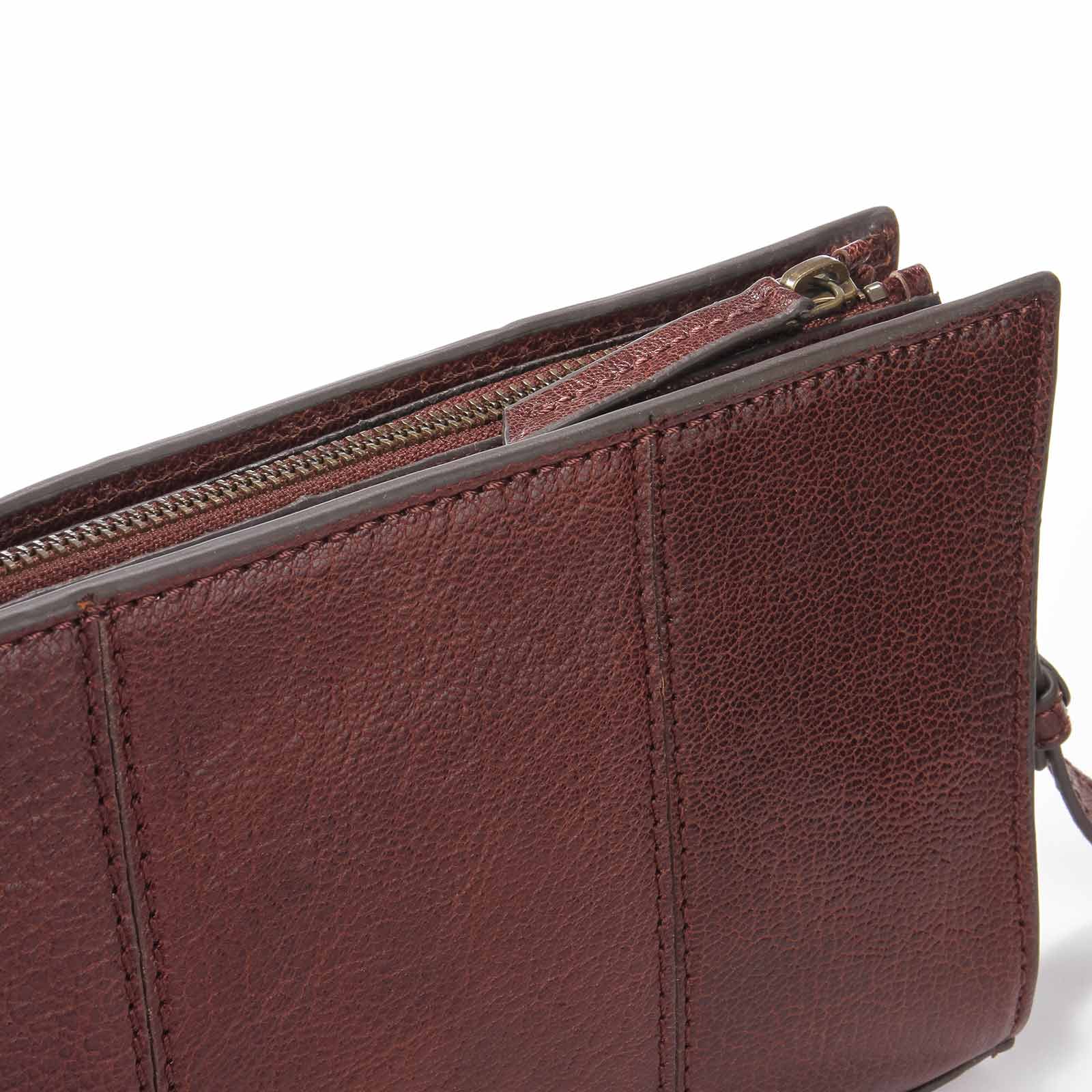 Mini Farawa Leather Bag burgundy - Image 6