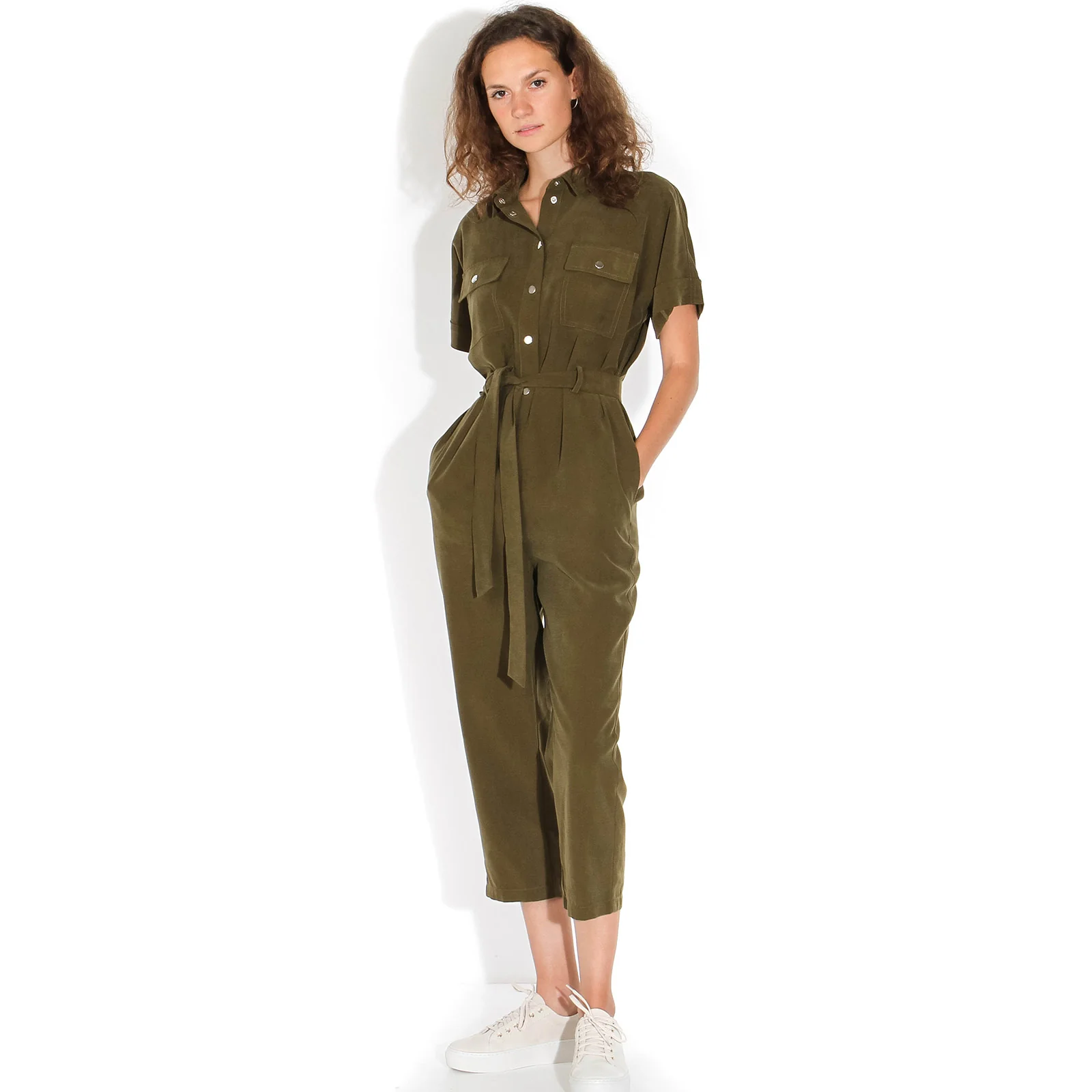 Evry Jumpsuit dark olive - Image 2