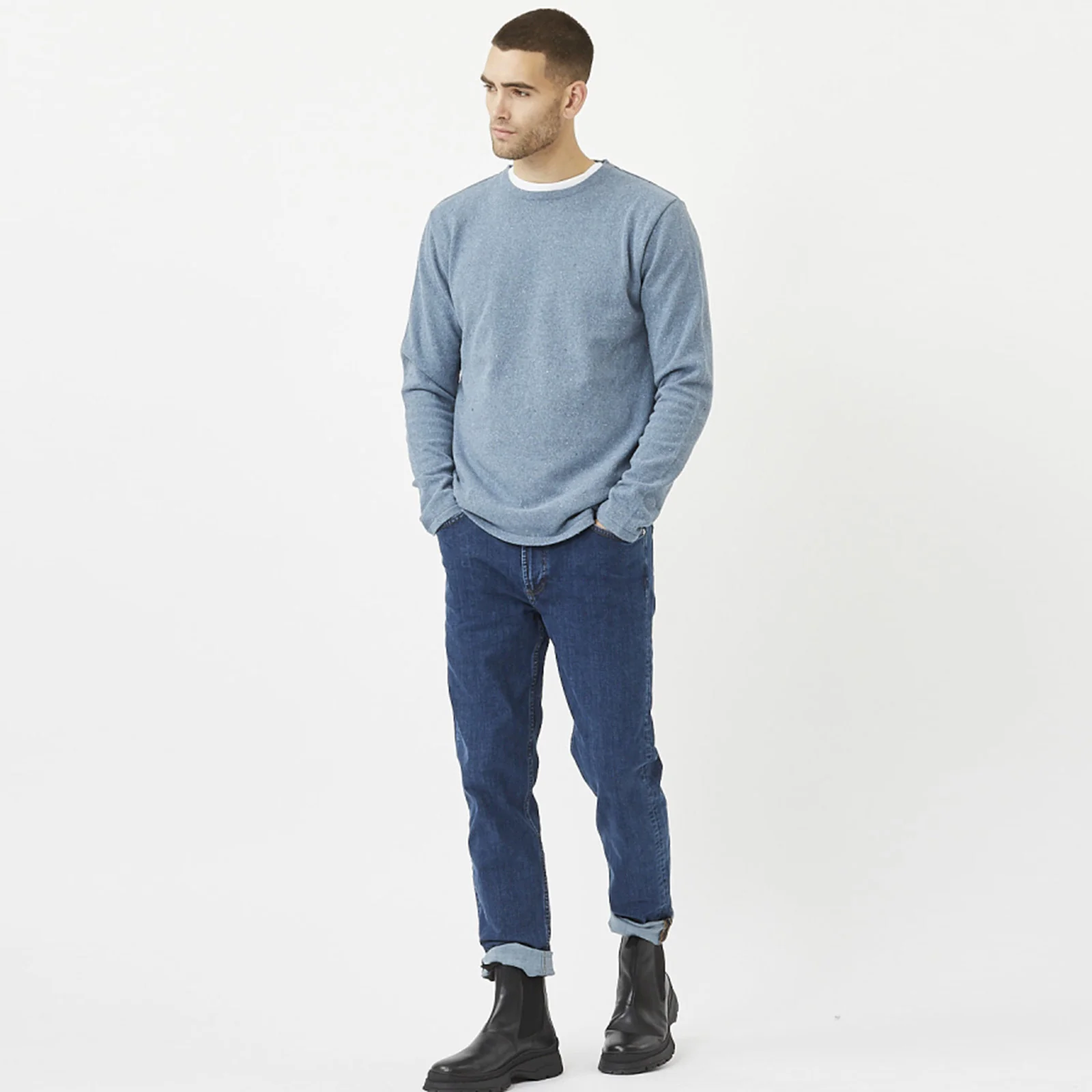 Kalle Jumper bluestone melange - Image 2