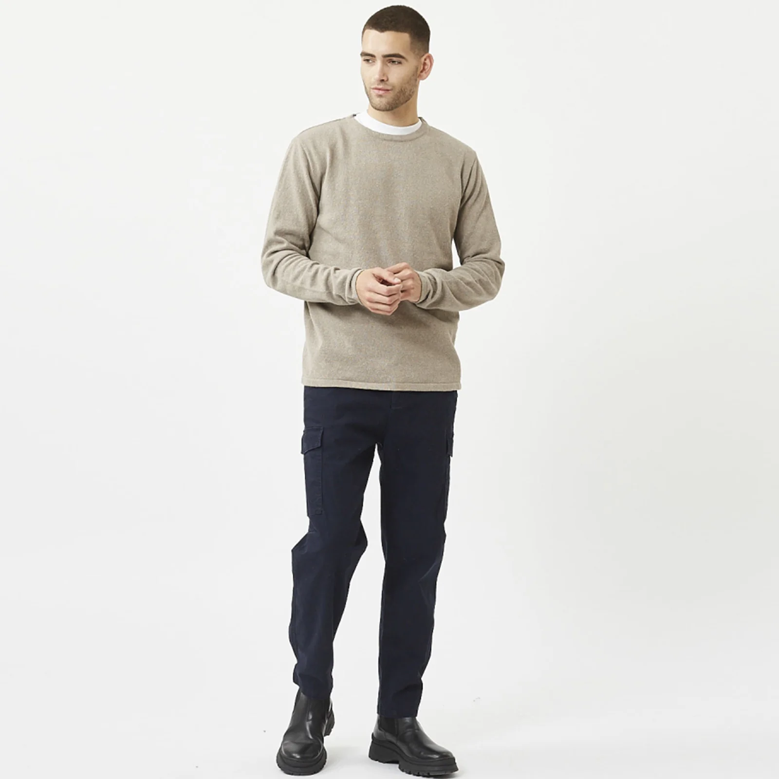 Kalle Jumper khaki melange - Image 2