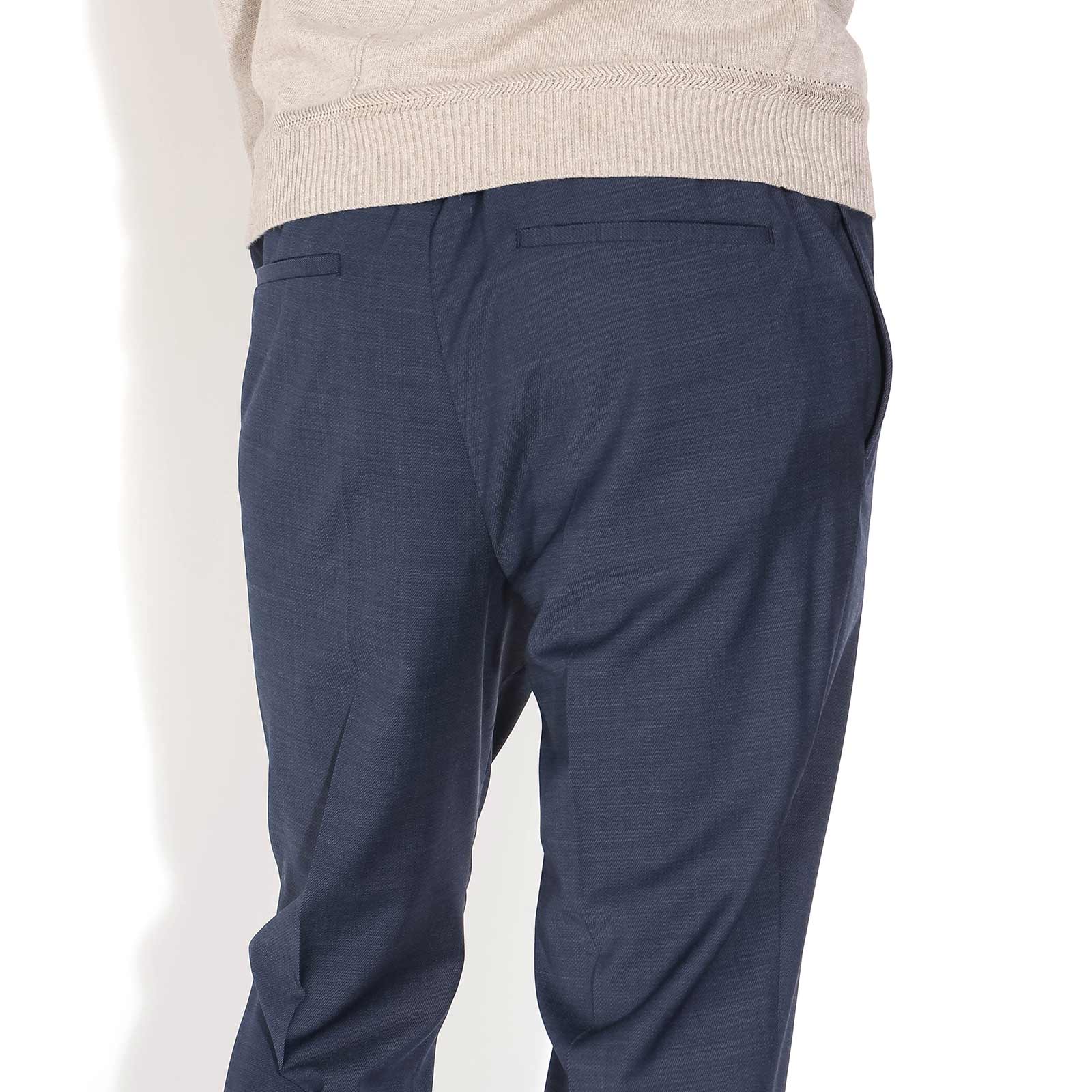Sloane Trousers dark navy melange - Image 4